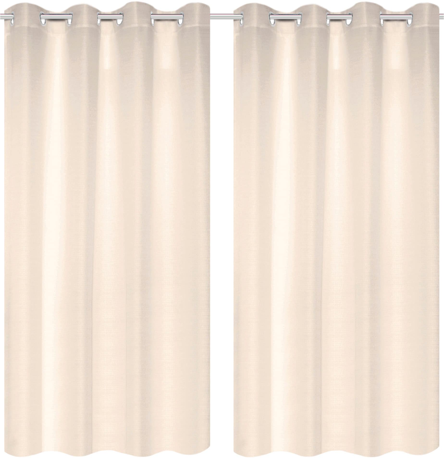 Home Basics Vorhang »BENOGA 2er SET« Ösen 2 Stk. tlg. SET, Ösenschal, Uni, Dekostruktur