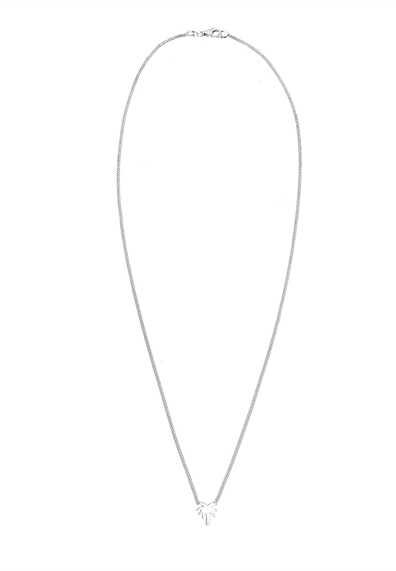 Elli Kette mit Anhänger »Halskette Palme Strand Sommer 925 Sterling Silber vergoldet«