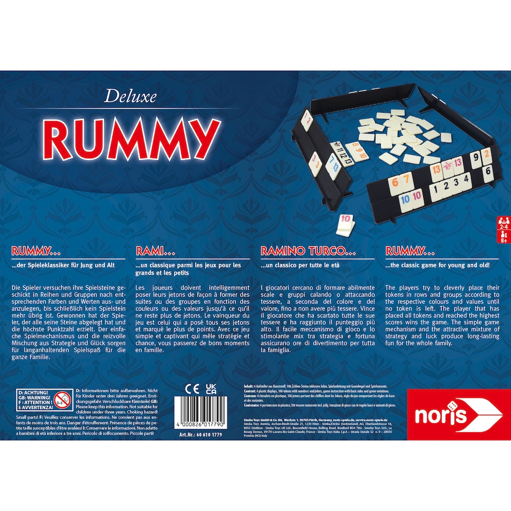 Noris Spiel »Deluxe-Set Rummy«