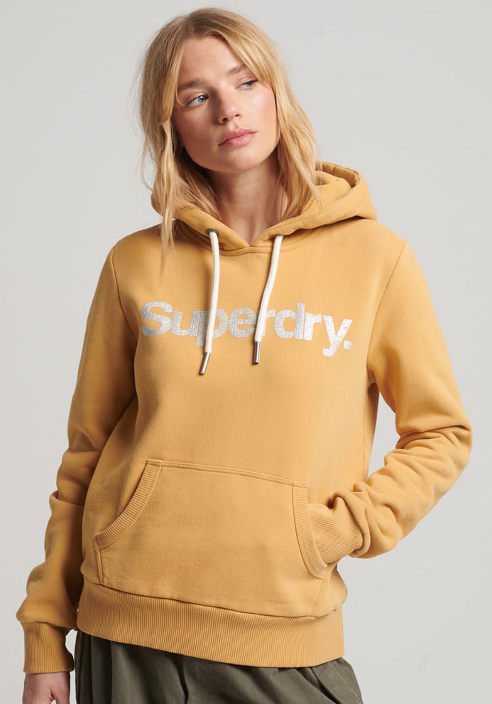 Superdry Kapuzensweatshirt »METALLIC CORE LOGO HOODIE« bestellen im OTTO  Online Shop