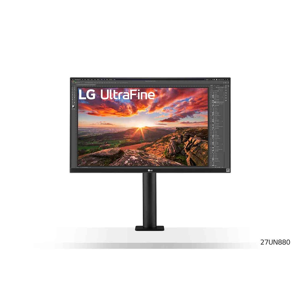 LG Ergo Monitor »27UN880-B«, 69 cm/27 Zoll, 3840 x 2160 px, 4K Ultra HD, 5 ms Reaktionszeit, 60 Hz