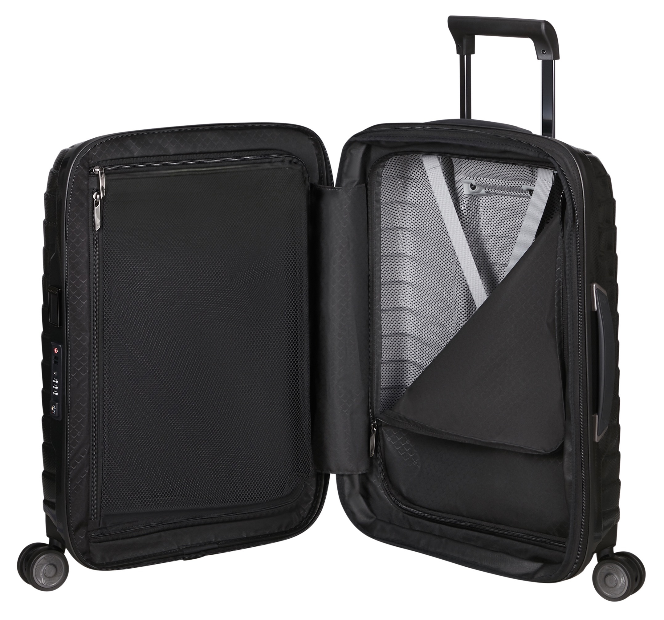 Samsonite Hartschalen-Trolley »PROXIS, verschiedene Farben« 40 l 4 Rollen aus Polypropylen, Tragegriff oben und seitlich