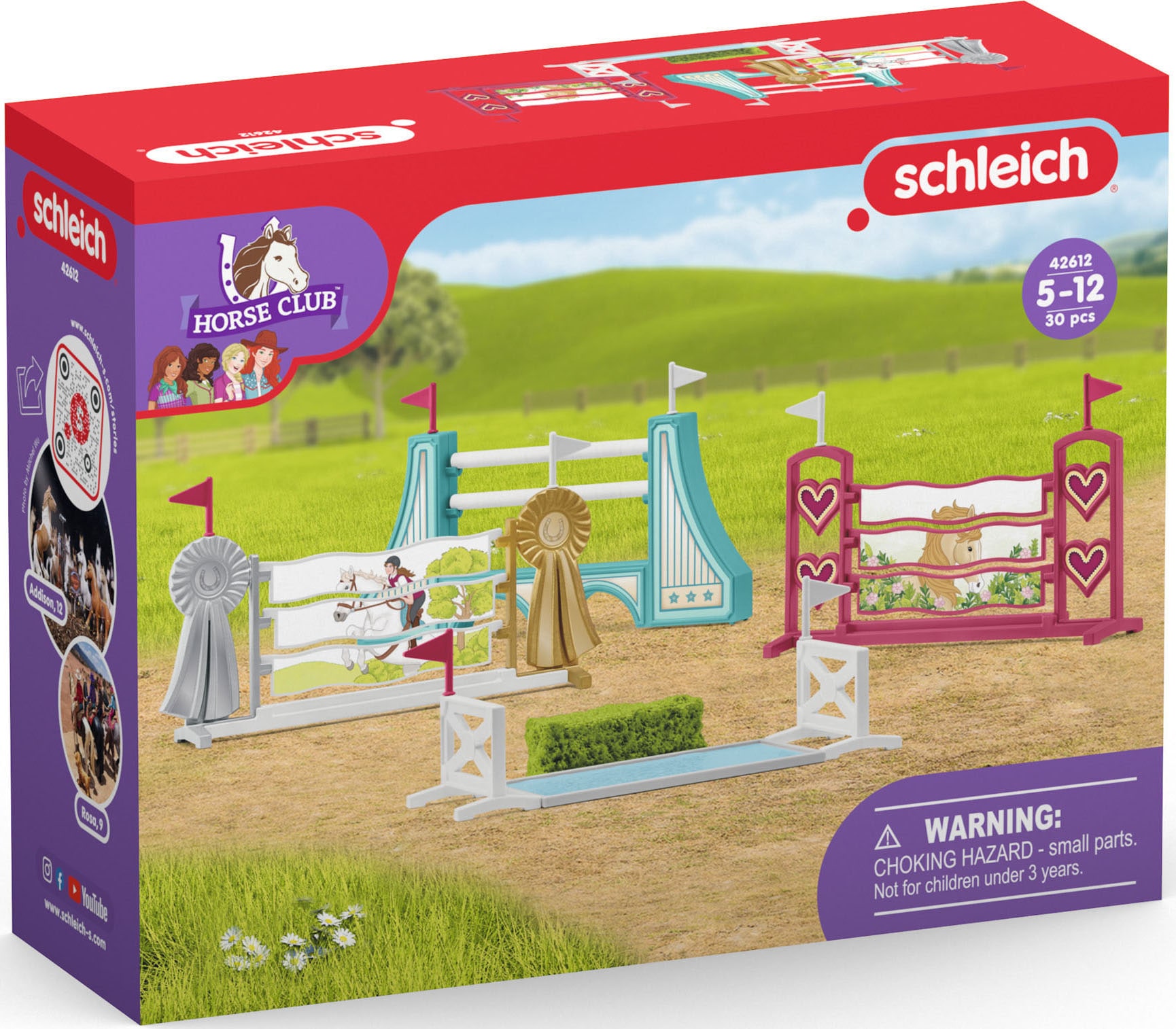 Schleich® Spielwelt »HORSE CLUB, Hindernisse Zubehör (42612)«, Made in Germany
