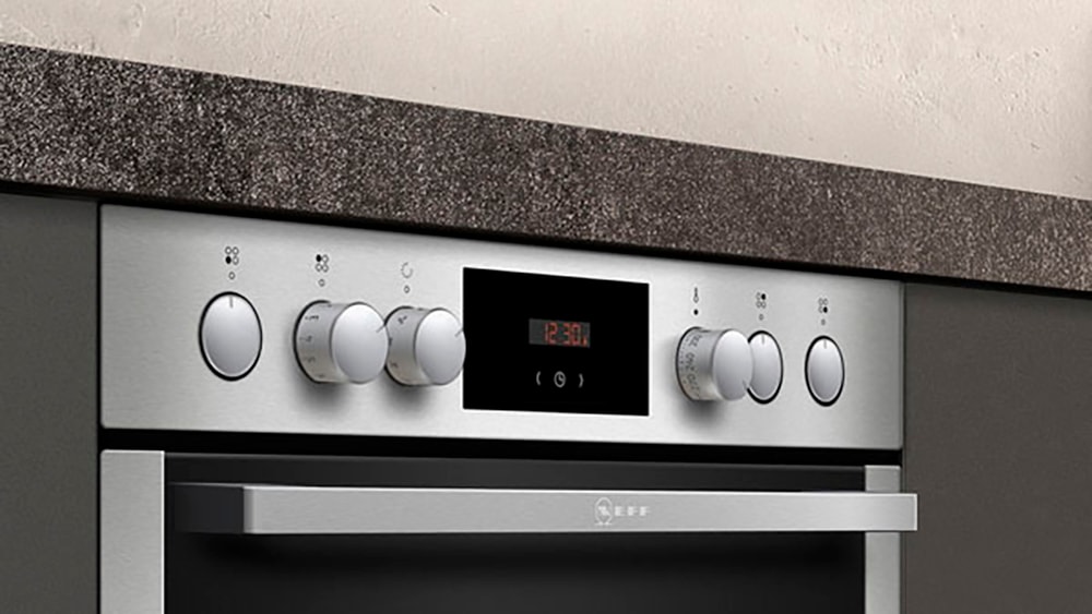 NEFF Elektro-Herd-Set N 30 »E1CCD2AN0«, mit Teleskopauszug nachrüstbar, EasyClean