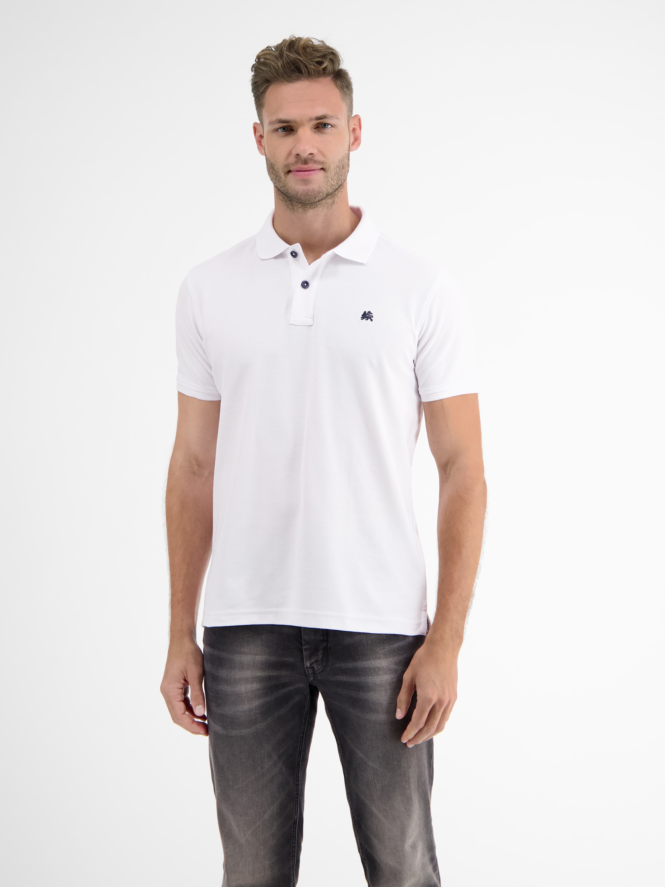 LERROS Poloshirt »COOL & DRY« mit Logo-Stickerei