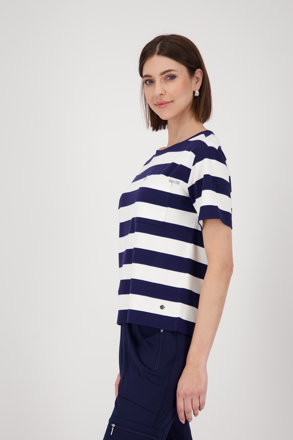 Monari Sweatshirt, mit Streifen