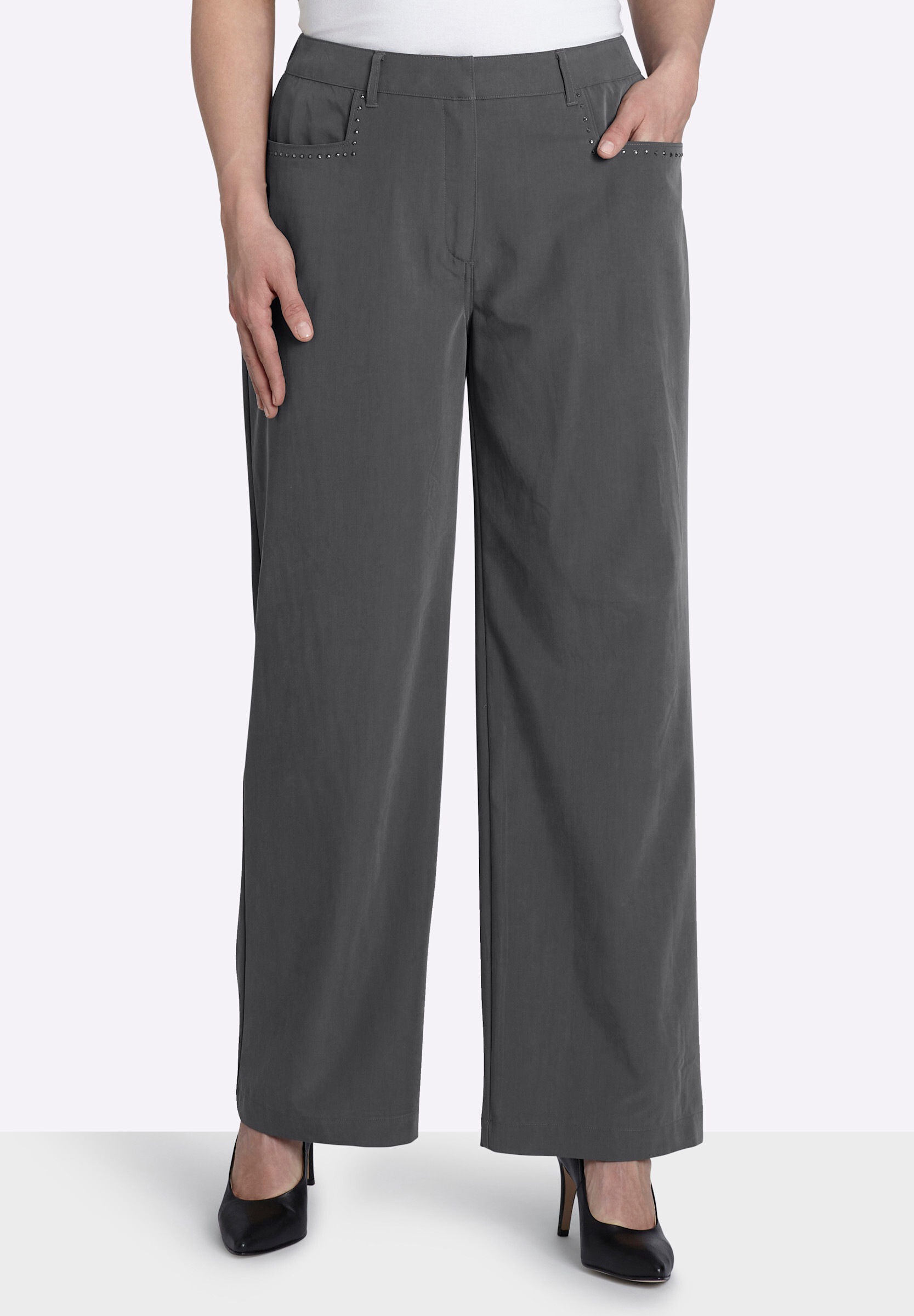 Sheego Stoffhose »Hose Hose in weiter Form«