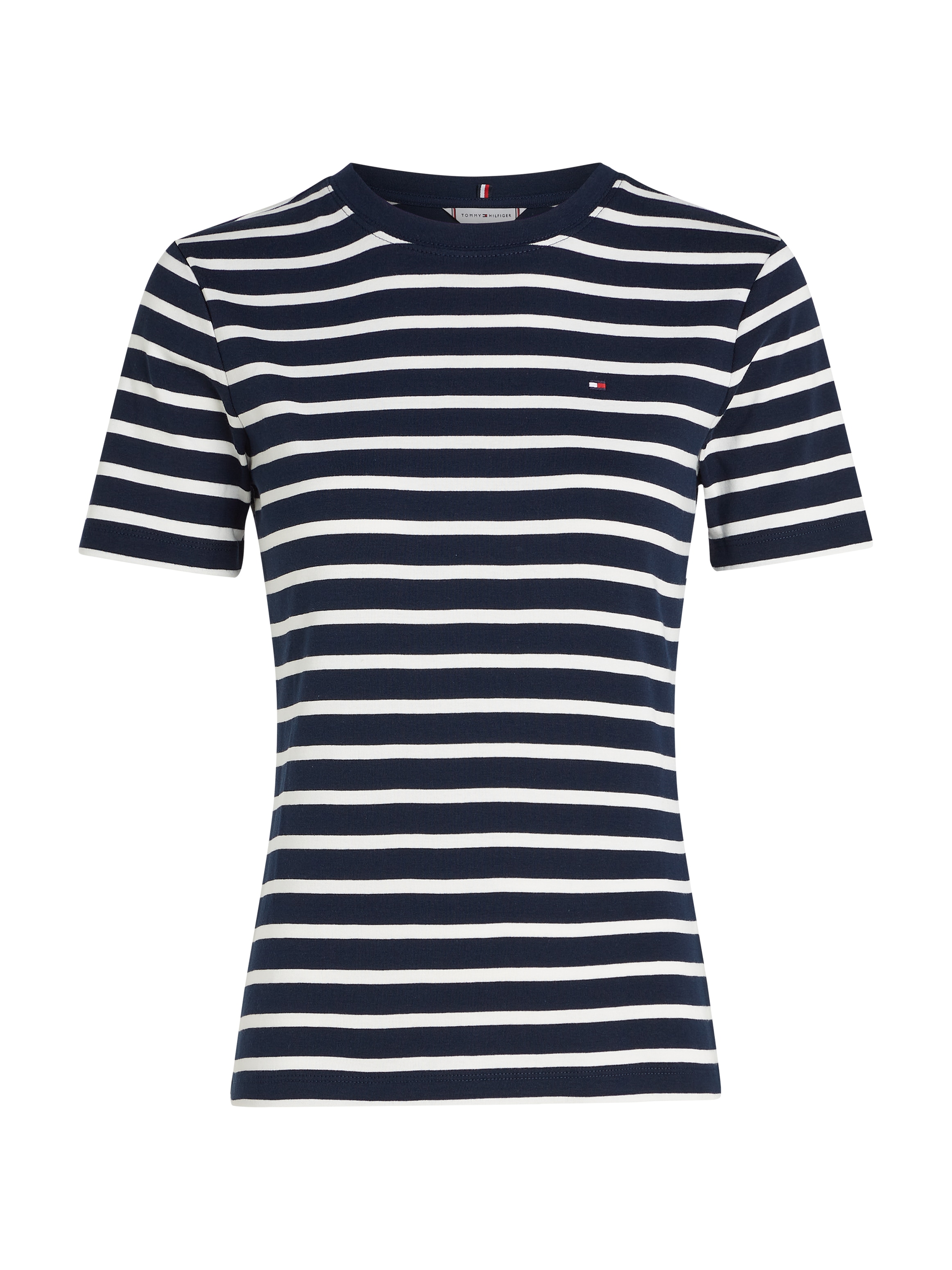Tommy Hilfiger T-Shirt »SLIM CODY C-NK SS«, mit Logostickerei