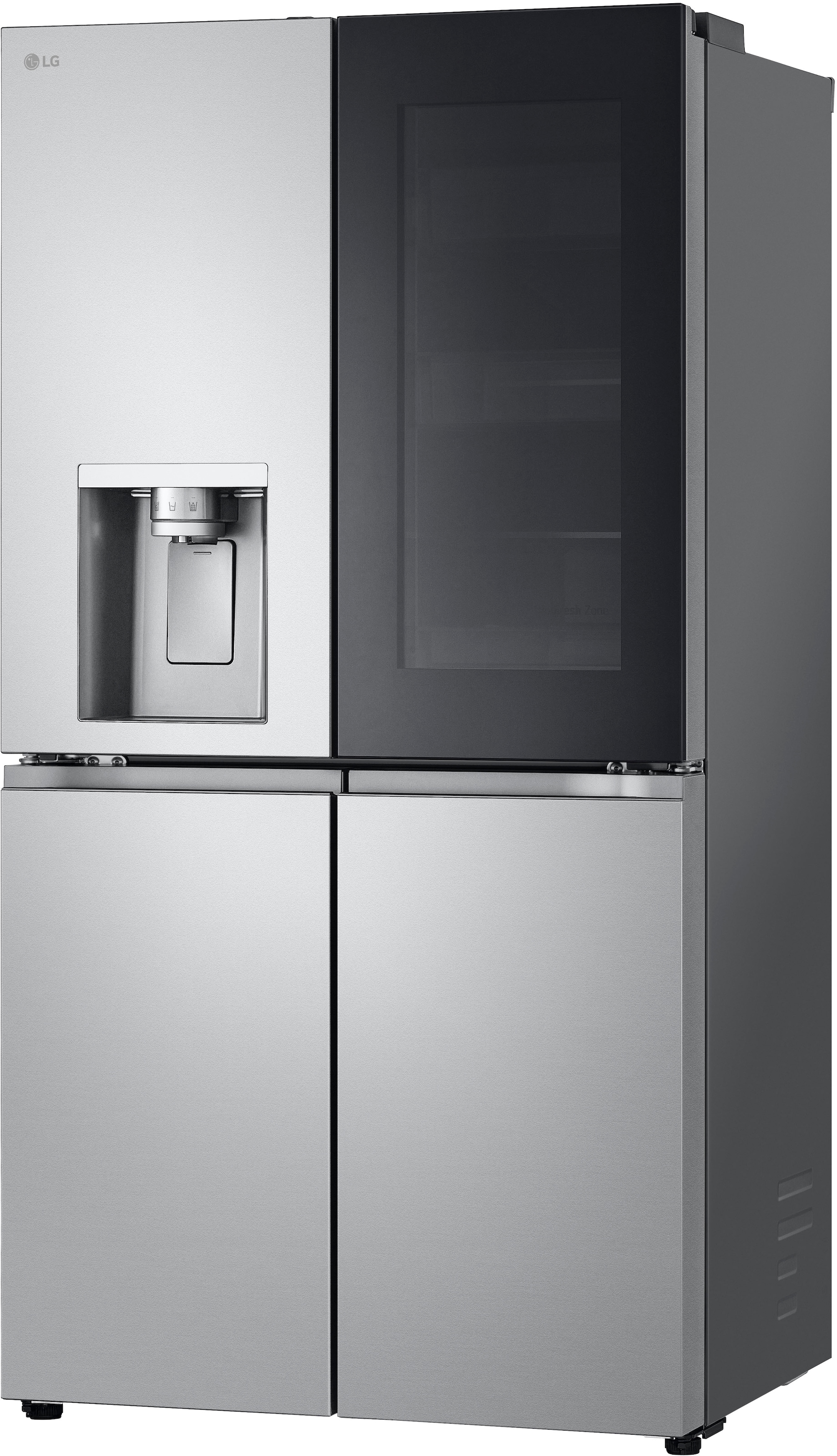 LG Multi Door »GMG960MBEE«, InstaView®: zweimal klopfen, reinschauen! mit Craft Ice - Spender