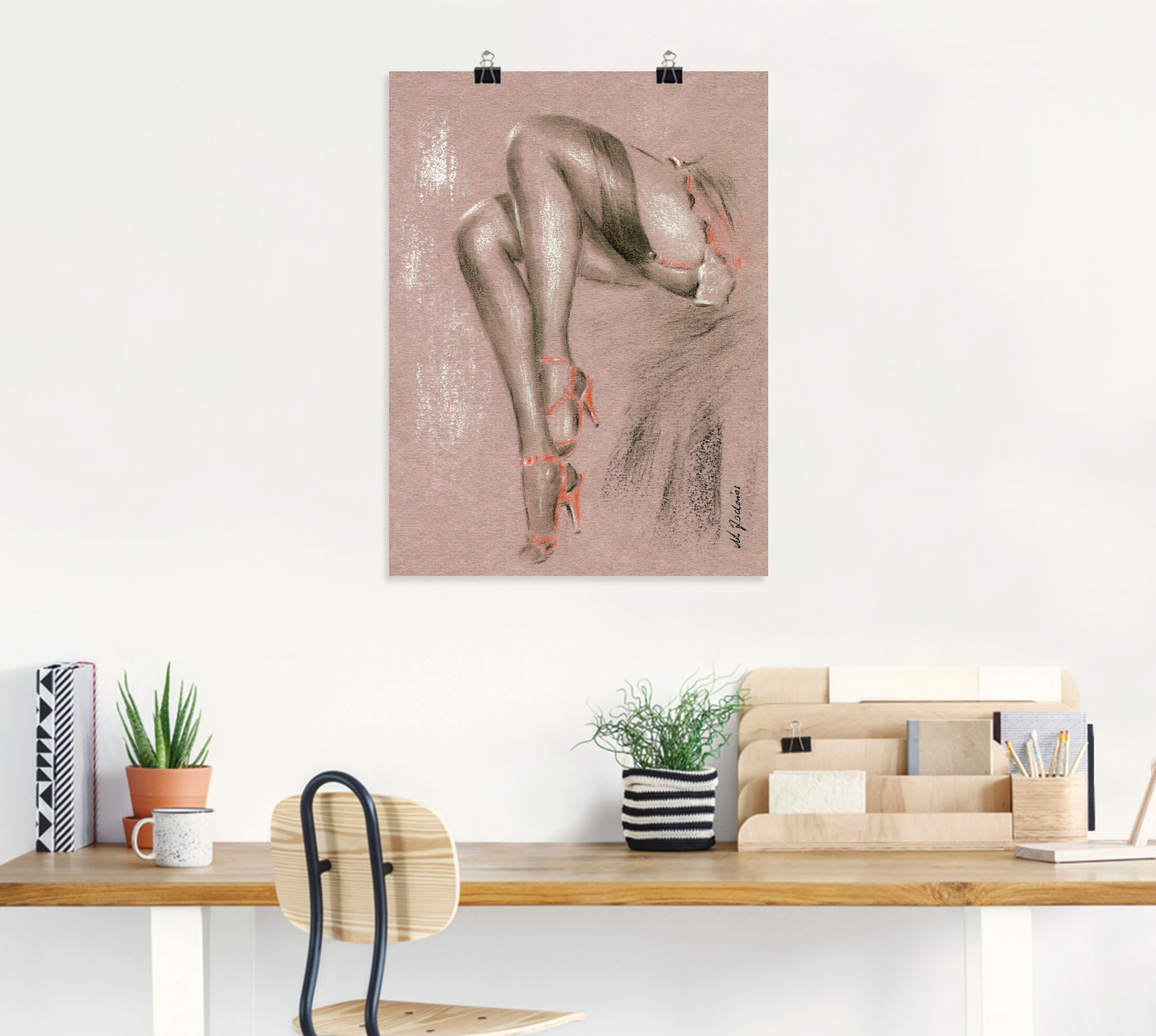 Artland Wandbild »Erotisches in High Heels«, Frau, (1 St.), als Leinwandbild, Poster in verschied. Größen