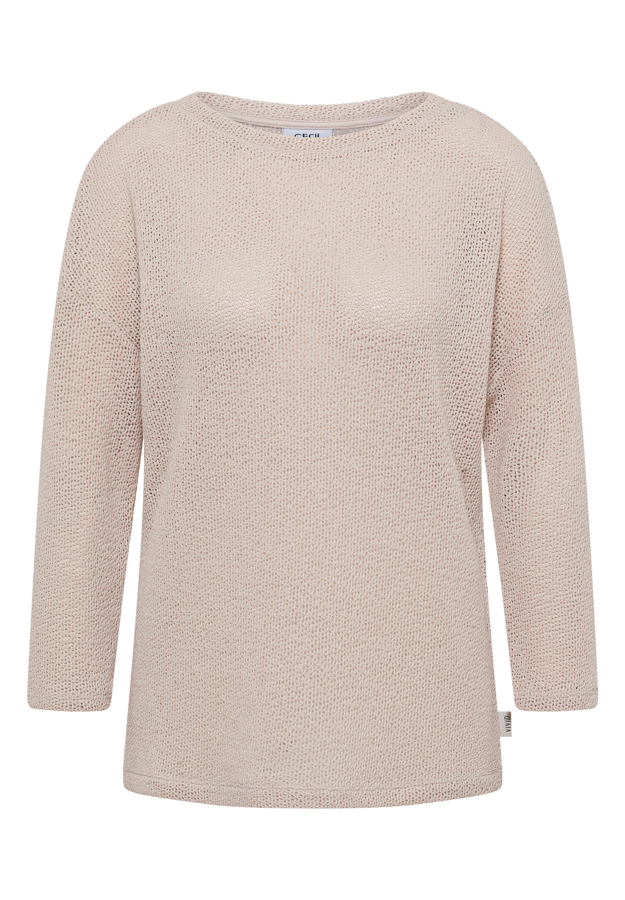 Cecil 3/4 Arm-Pullover mit U-Boot Ausschnitt