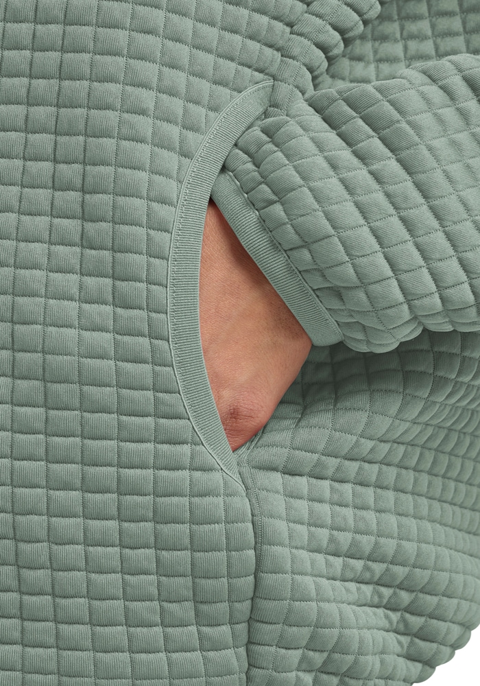 Jack Wolfskin Fleecejacke »MOGARI HOODED FZ W« mit Kapuze atmungsaktiv, leicht, Übergangsjacke, Waffel-Optik