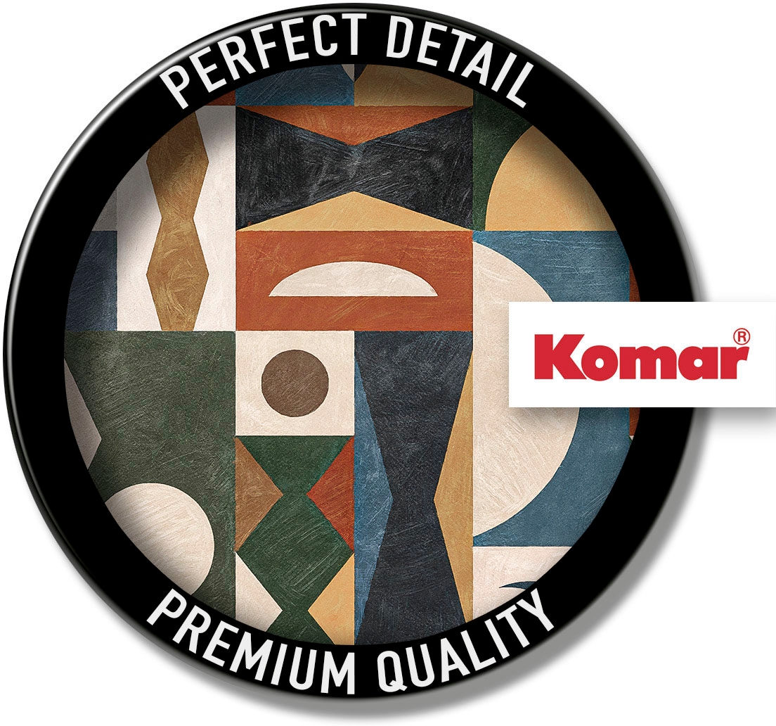 Komar Fototapete »Digitaldruck Vlies - Tribal Tiles - Größe 400 x 250 cm«, bedruckt, Wohnzimmer, Schlafzimmer
