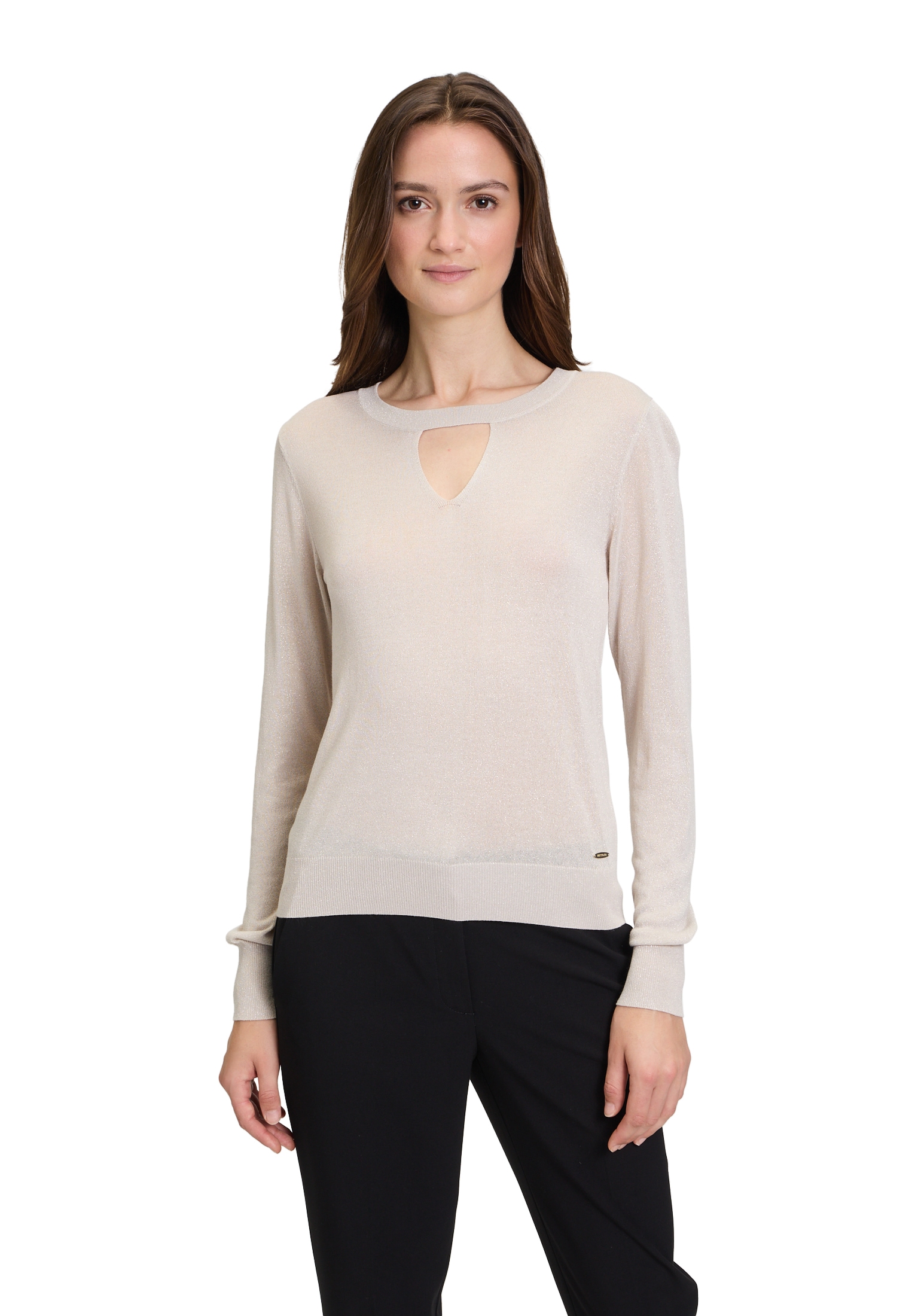 Betty&Co Strickpullover »Strickpullover mit Lurexfaden«