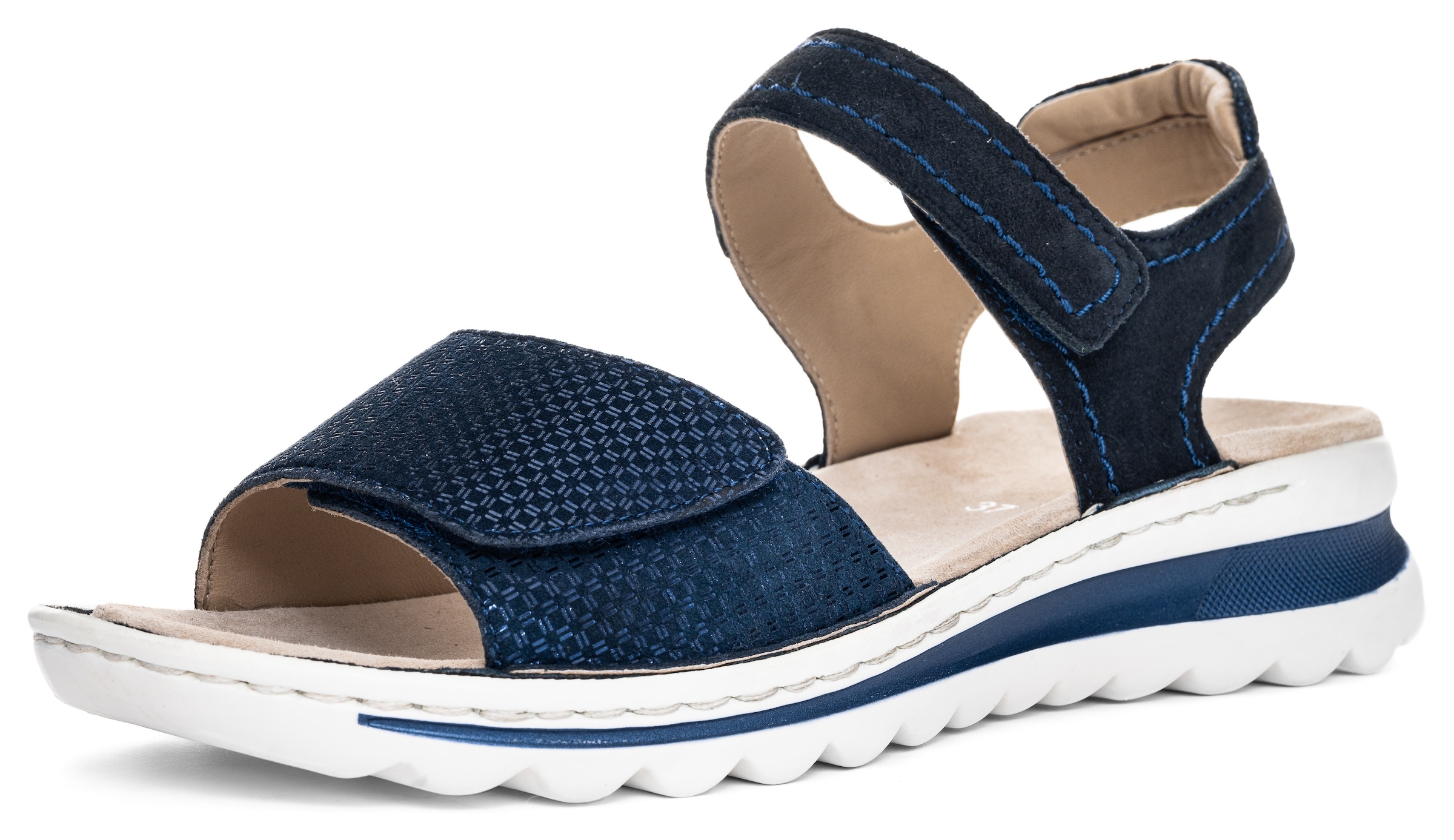 Ara Keilsandalette »TAMPA«, Sommerschuh, Sandale, Keilabsatz, mit Klettverschlüssen, G-Weite