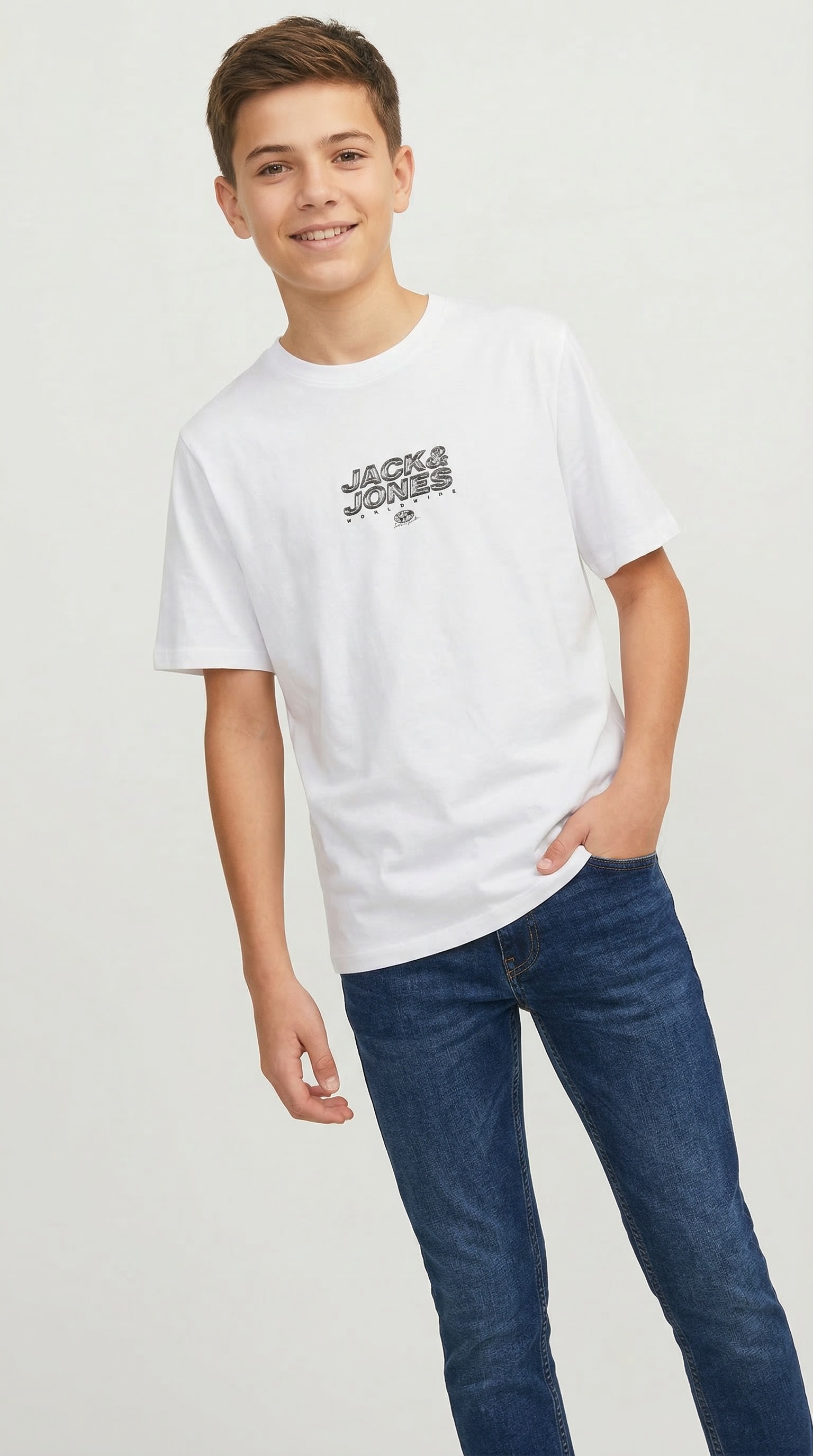 Jack & Jones Junior T-Shirt »JCOMINERAL SMALL FRONT PRINT TEE SS JNR«