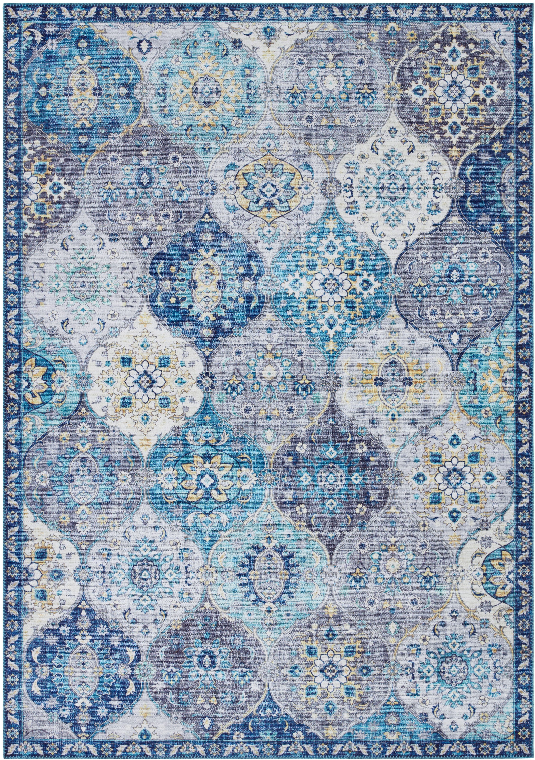 ELLE DECORATION Teppich »Kashmir Ghom«, rechteckig, 5 mm Höhe, Orientalisch, Läufer, Kurzflor,...