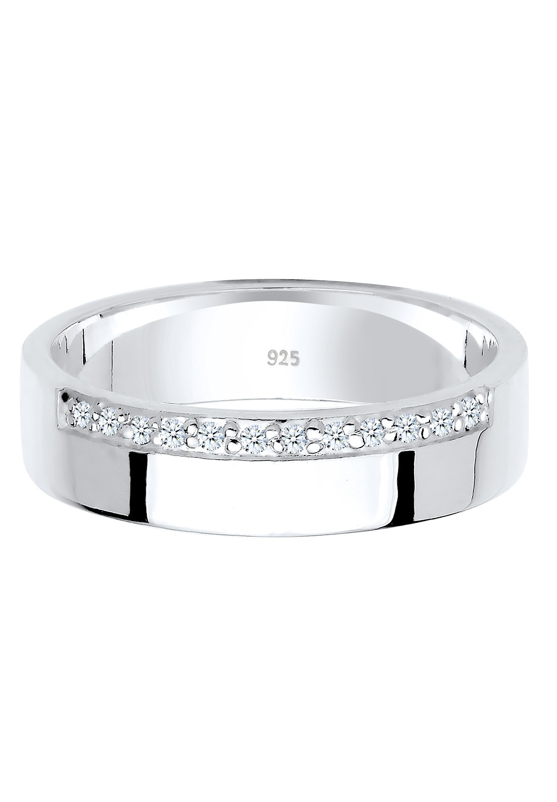 Elli DIAMONDS Verlobungsring »Ring Verlobungsring Diamant Diamant Weiß Brillantschliff (0.06 ct) 925 Sterling Silber«