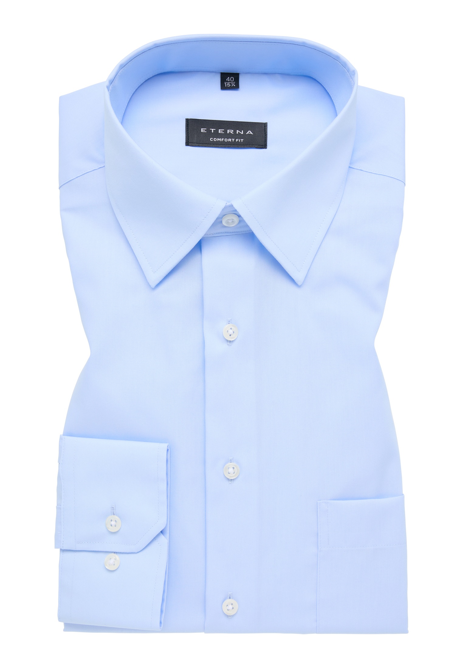 Eterna Langarmhemd »COMFORT FIT« NON IRON (bügelfrei)