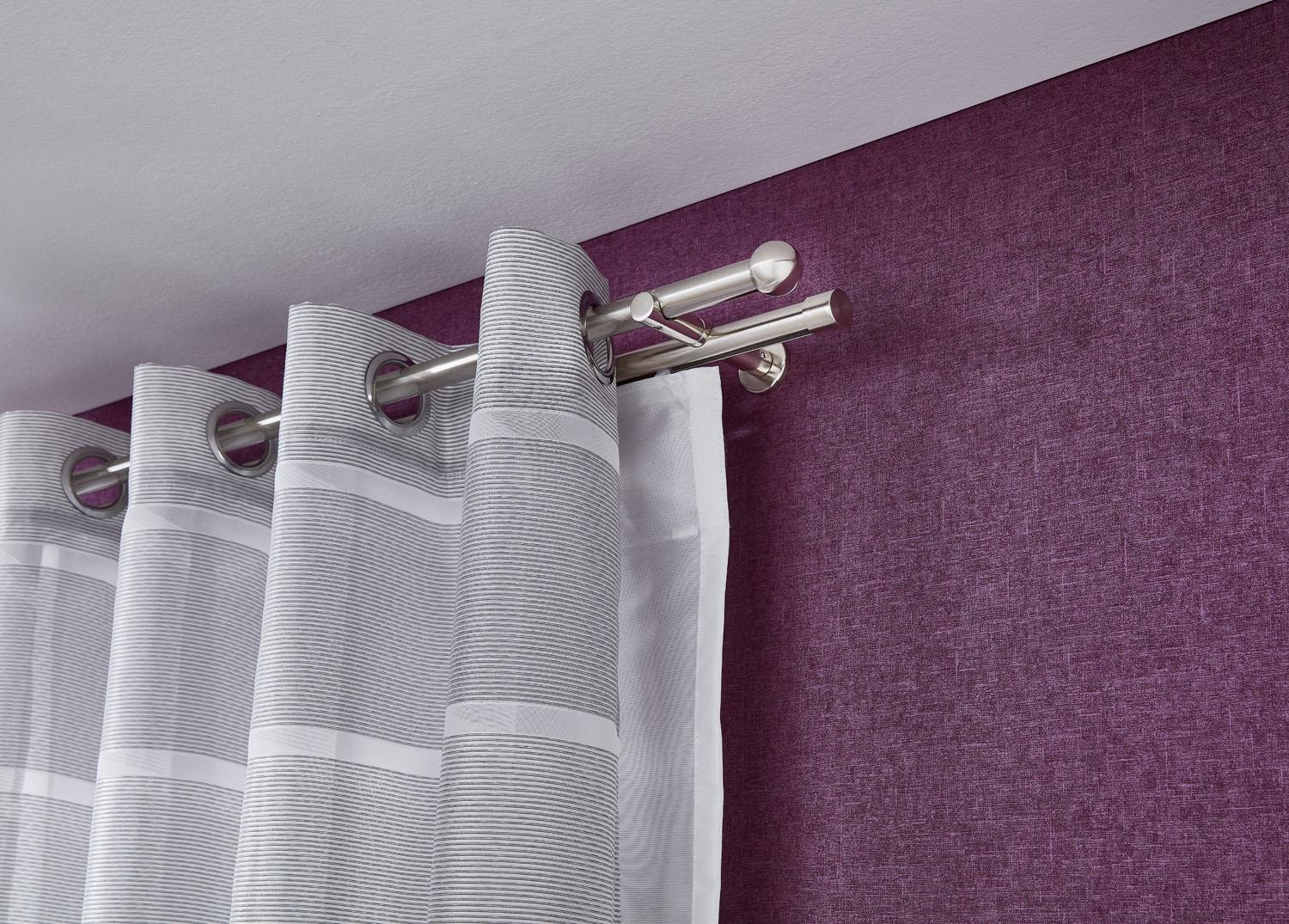 Good Life Kombi-Vorhangstange »Bola« Ø 20 mm 2 läufig-läufig Fixmaß