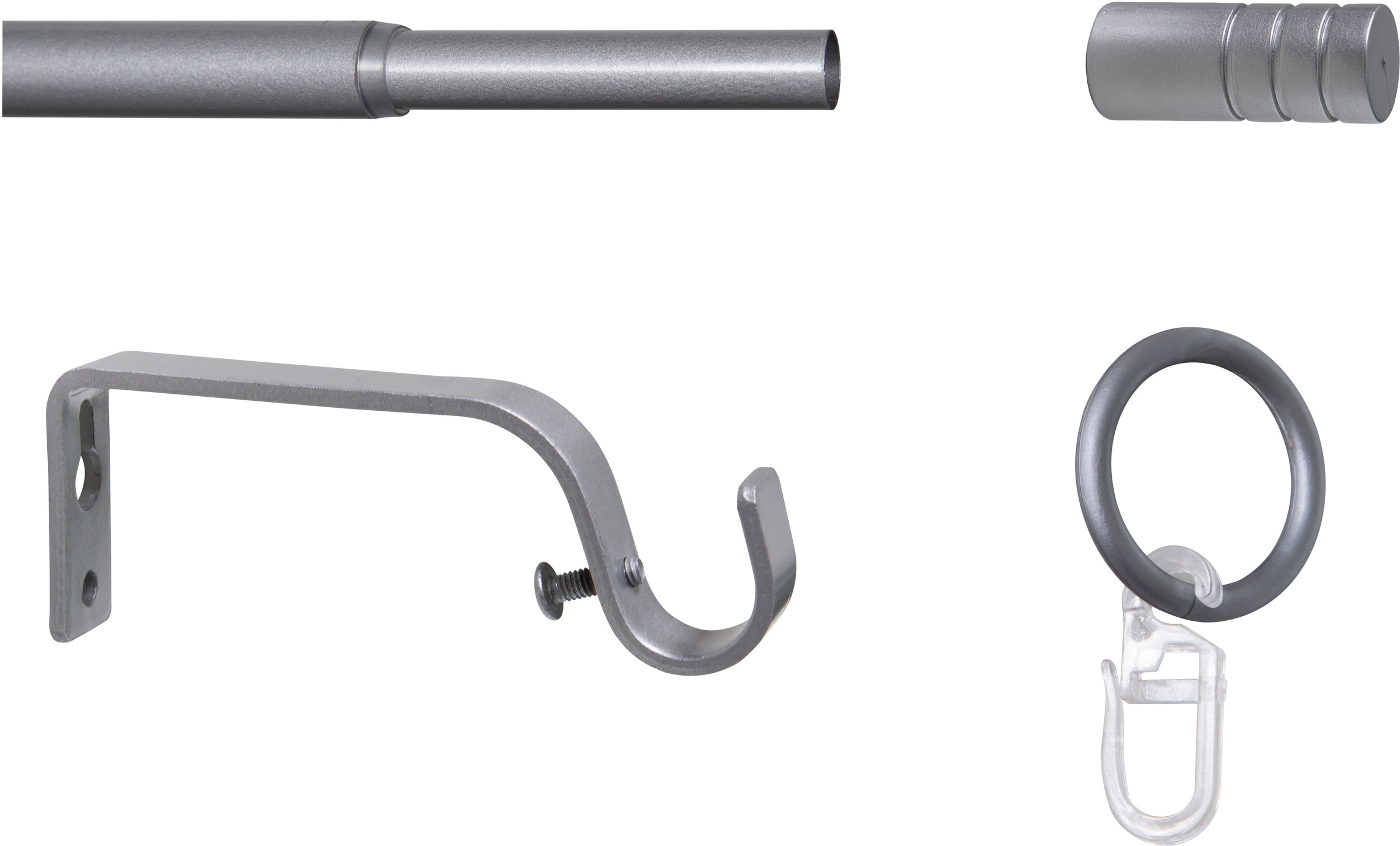 mydeco Gardinenstange »rillcube« Ø 16 mm 1 läufig-läufig ausziehbar