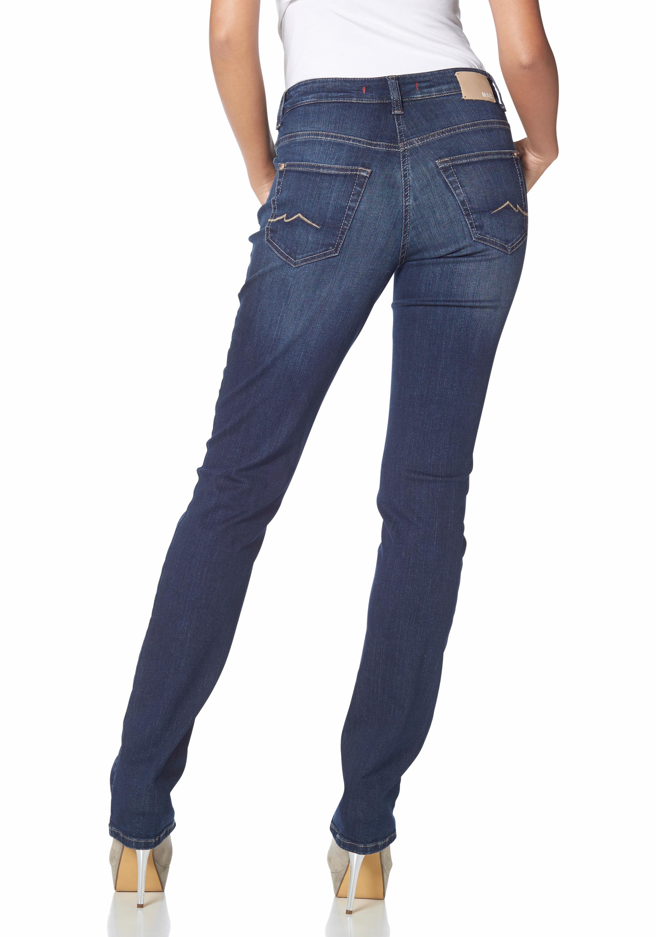 MAC Stretch-Jeans OTTO Shop geschnitten »Melanie«, bestellen Gerade im Online