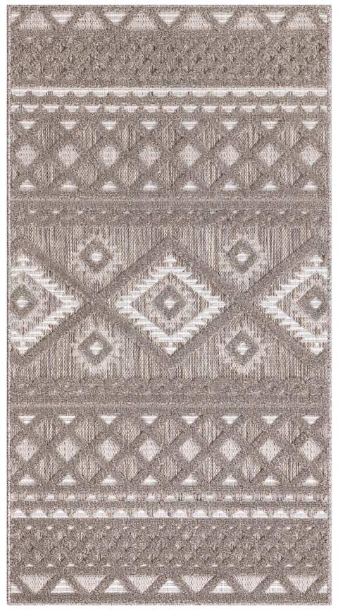Carpet City Teppich »In-& Outdoorteppich Santorini 435, 3D-Effekt, Boho-Look«, rechteckig, Wetterfest & UV-beständig für Terrasse, Balkon, Küche, Flur