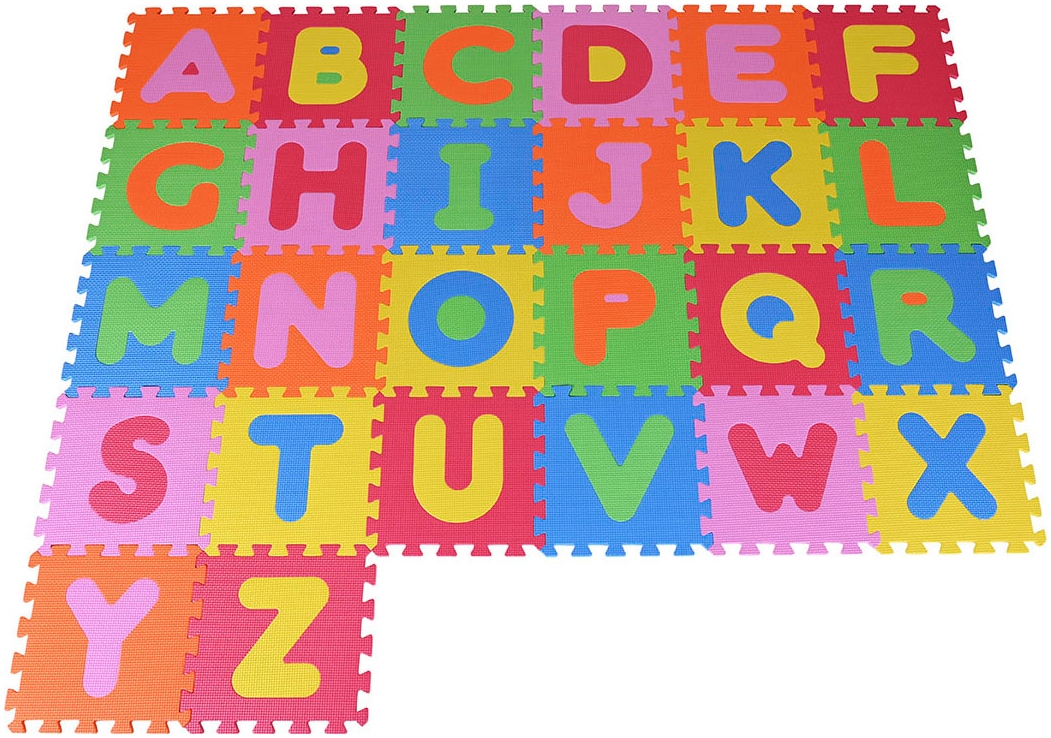 Puzzle »Alphabet«, Puzzlematte, Bodenpuzzle