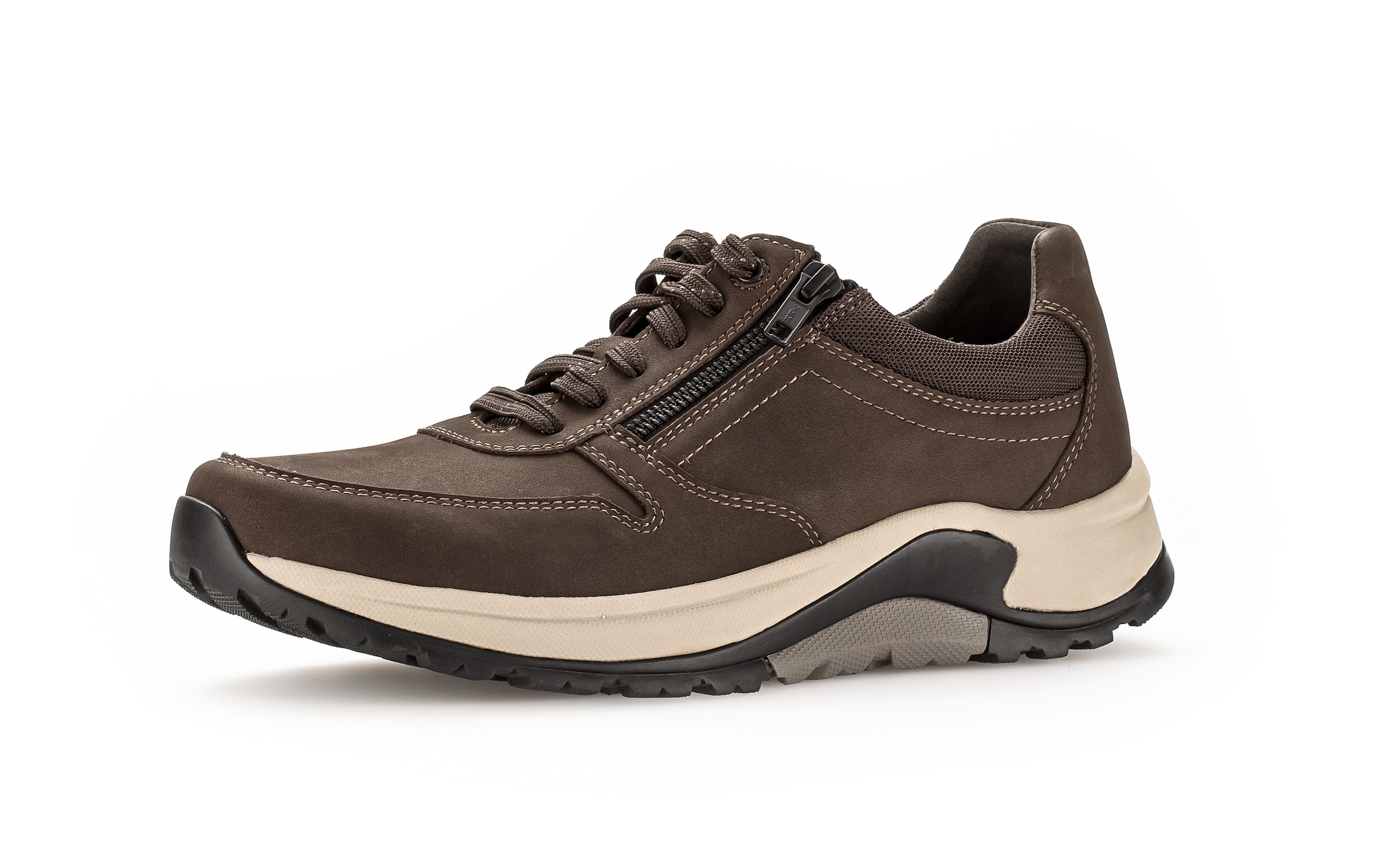 rollingsoft  Schnürschuh, Halbschuh mit Logo-Emblem an der Ferse, Weite G