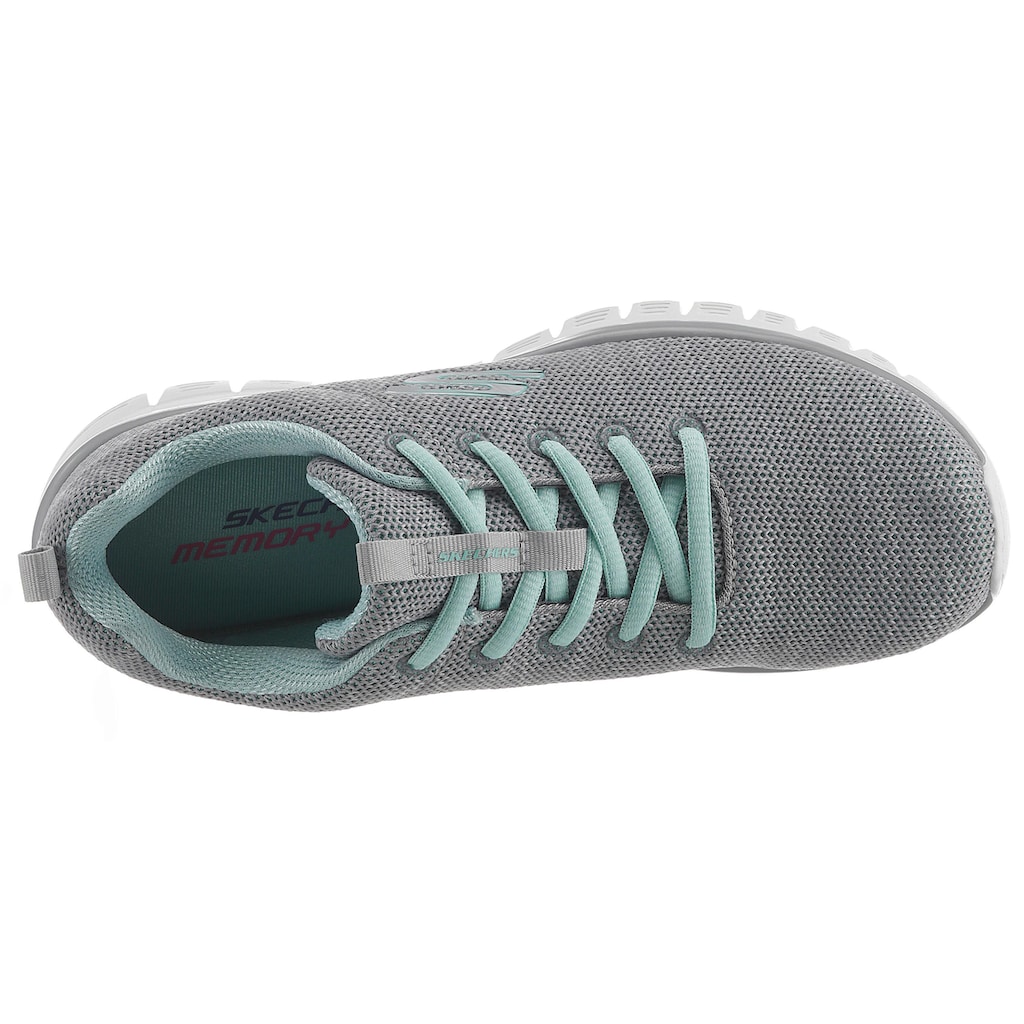 Skechers Sneaker »Graceful - Twisted Fortune«, mit Memory Foam, Freizeitschuh, Halbschuh, Schnürschuh