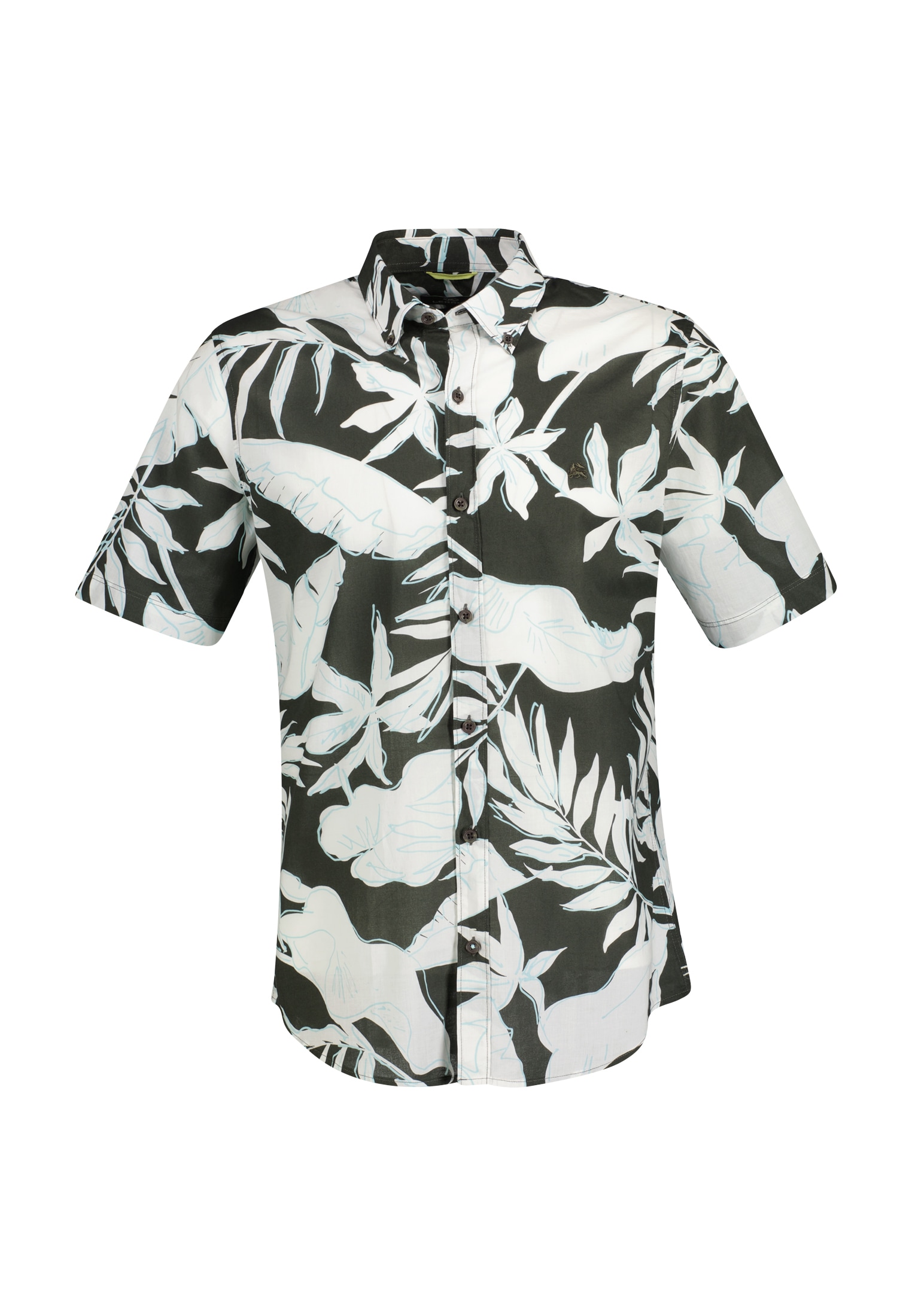 LERROS Kurzarmhemd »LERROS Halbarmhemd mit floralem Print«