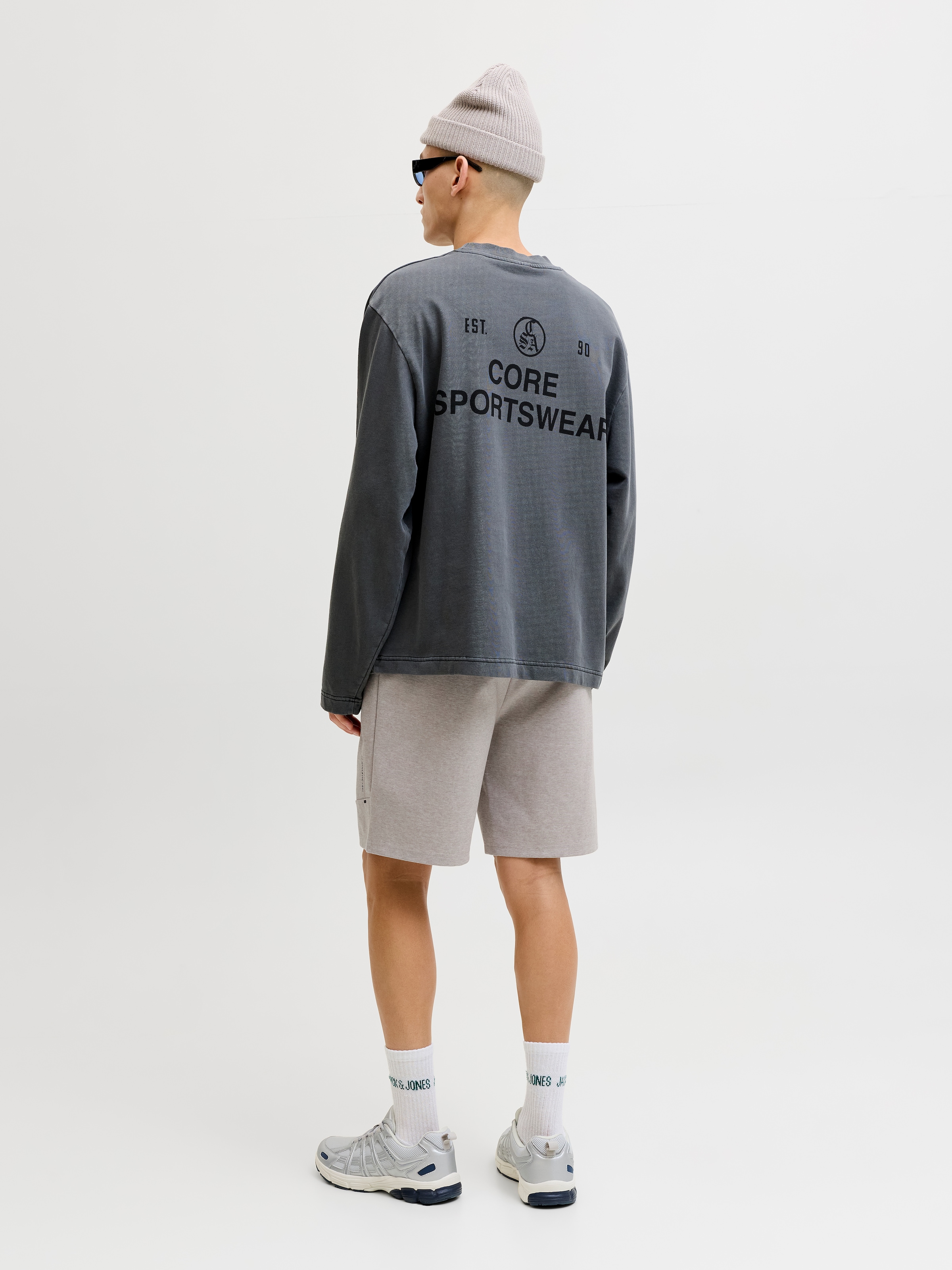 Jack & Jones Sweatshorts »JPSTGORDON BASE SWEAT SHORTS SRT SN«  Materialmix mit Stretch, regular fit