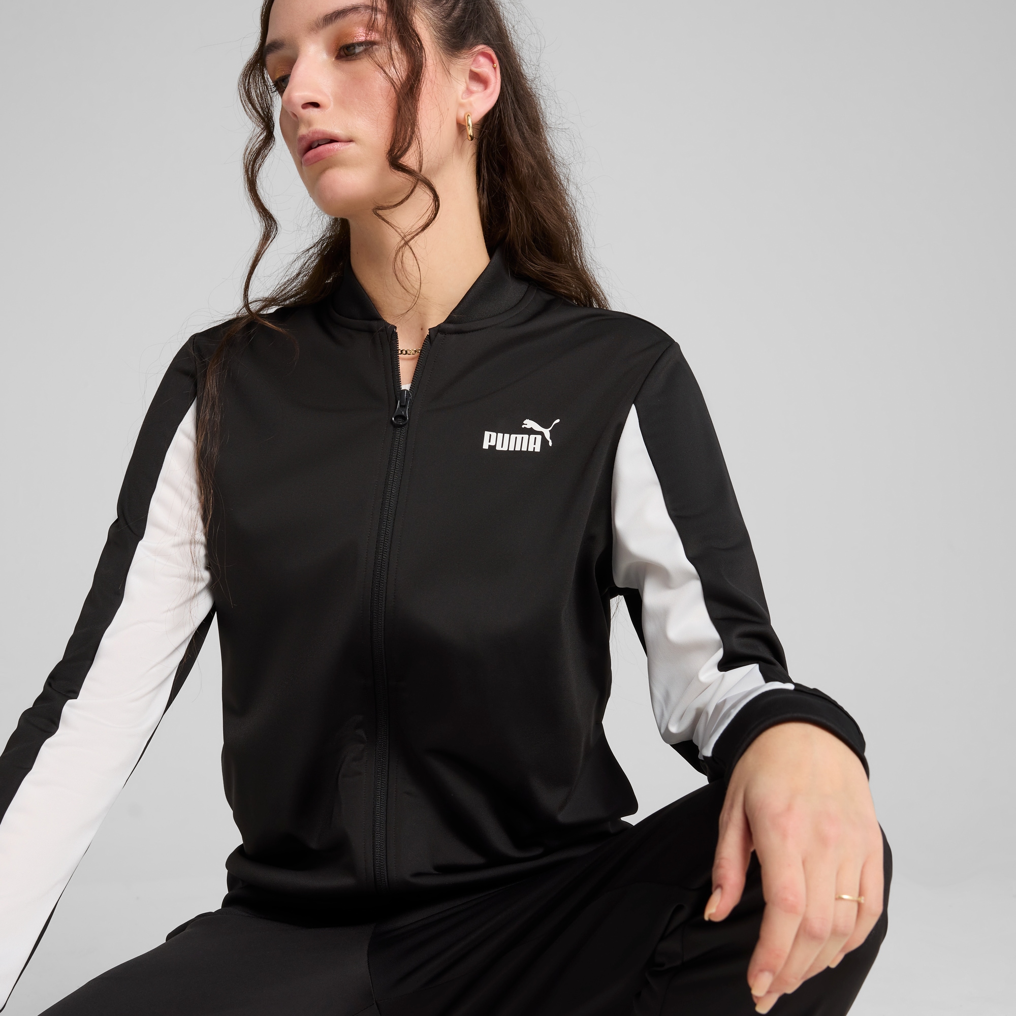 PUMA Trainingsanzug »POLY BASEBALL SUIT CL«, (2 tlg.)