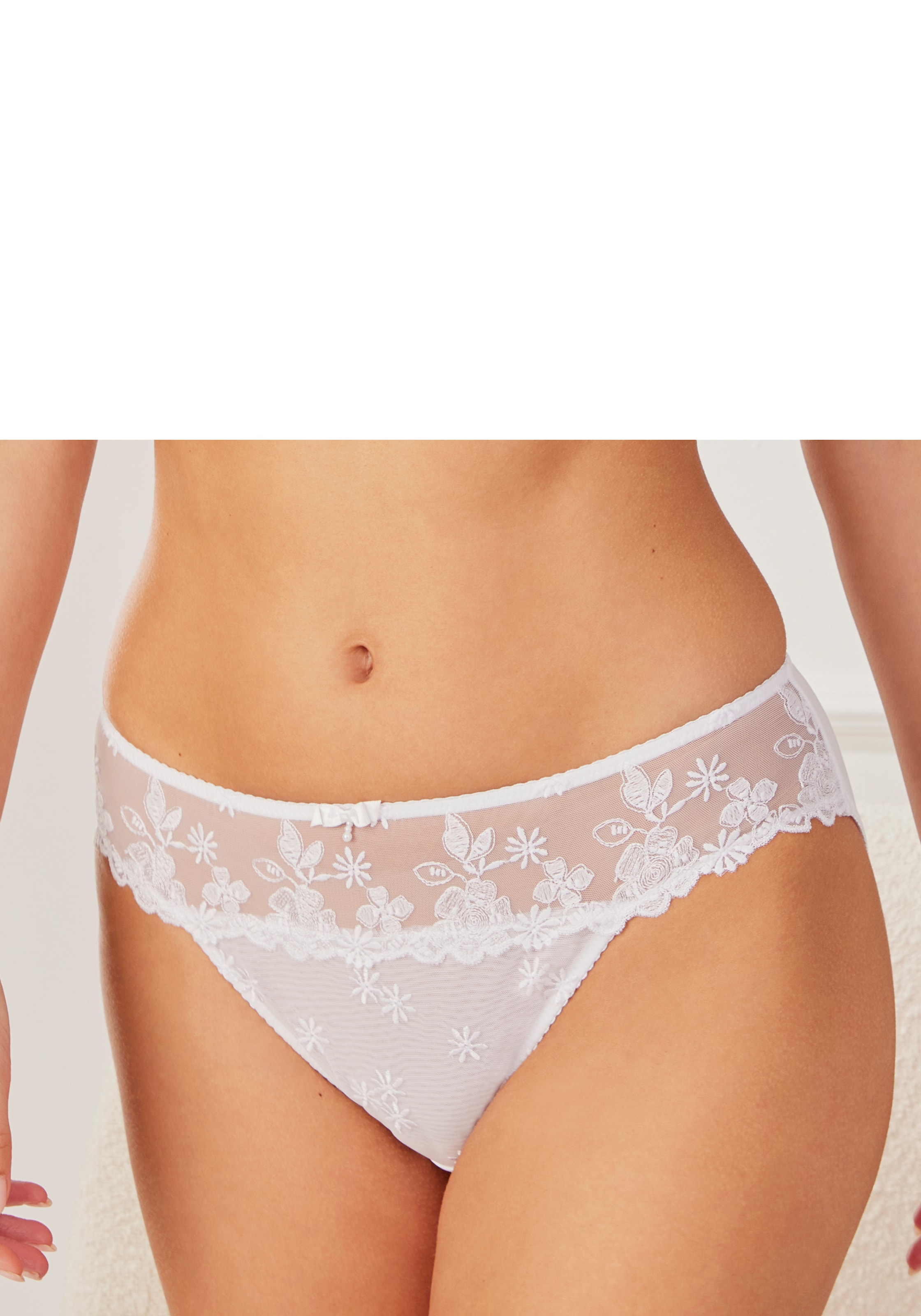 Nuance Jazz-Pants Slips aus einzigartiger Spitze in sommerlichem Design