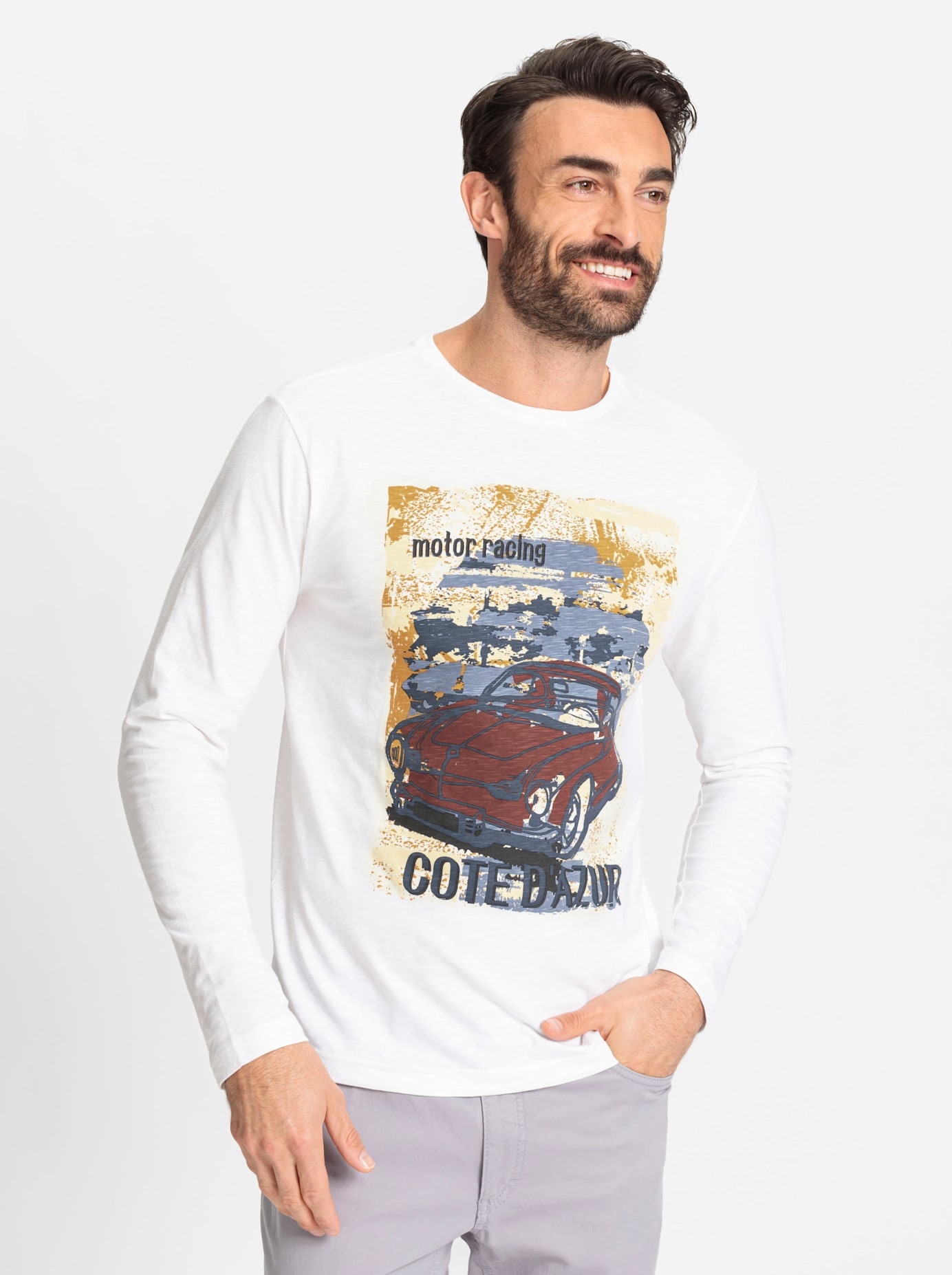 Marco Donati Langarmshirt »Langarm-Shirt«, (1 tlg.)