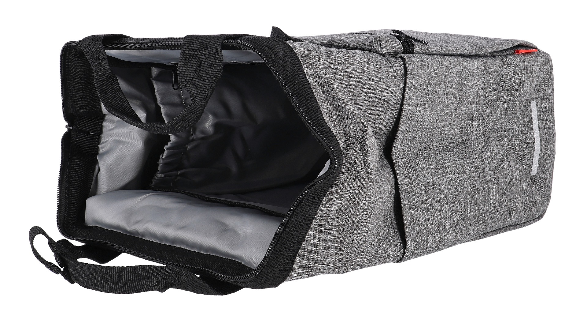 KlickFix Gepäckträgertasche »Gepäckträgertasche ROOMY GT, twist silver«
