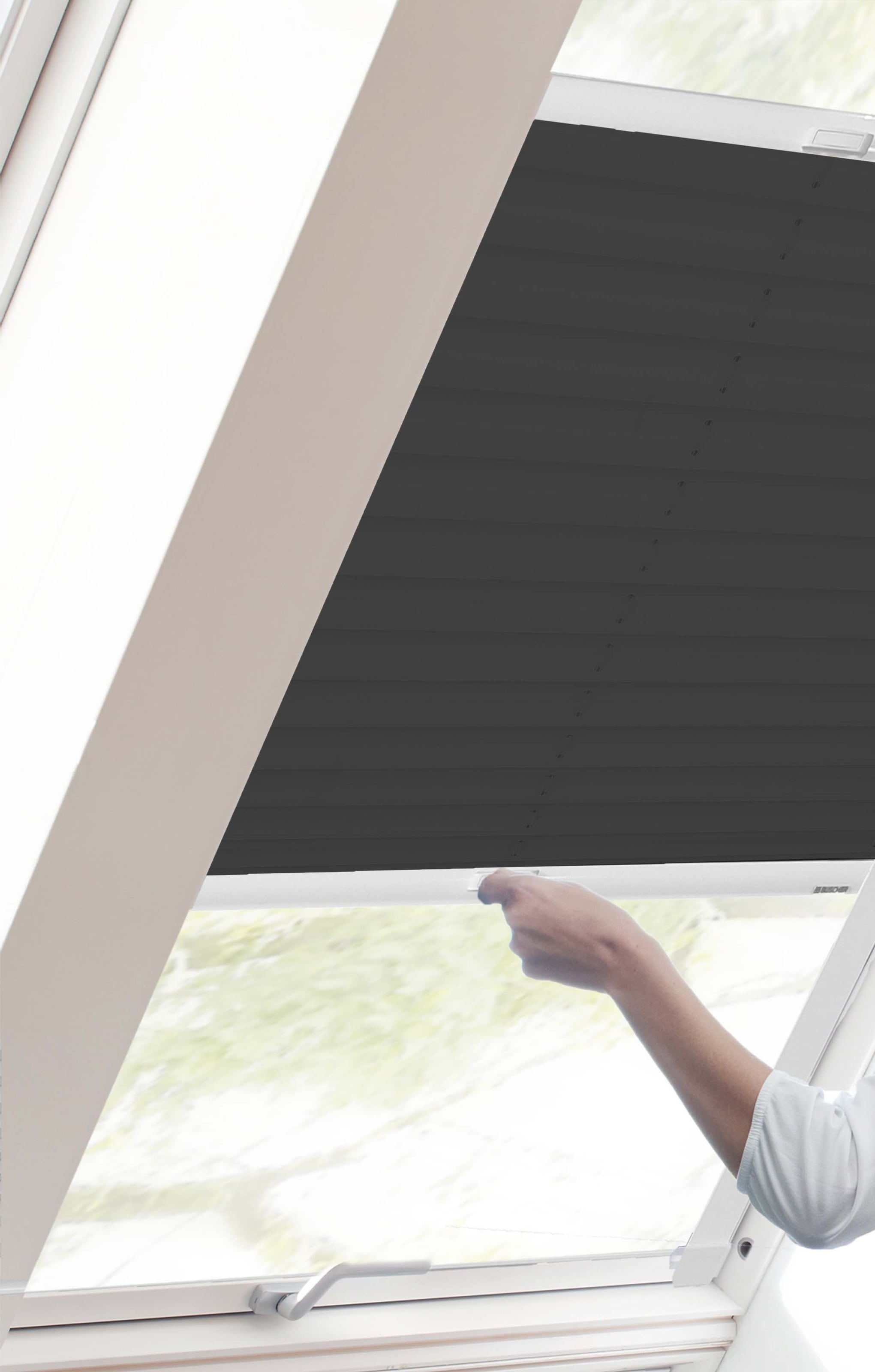 sunlines Dachfensterplissee »StartUp Style Crepe«, Lichtschutz, mit Online im kaufen verspannt, Shop Führungsschienen OTTO