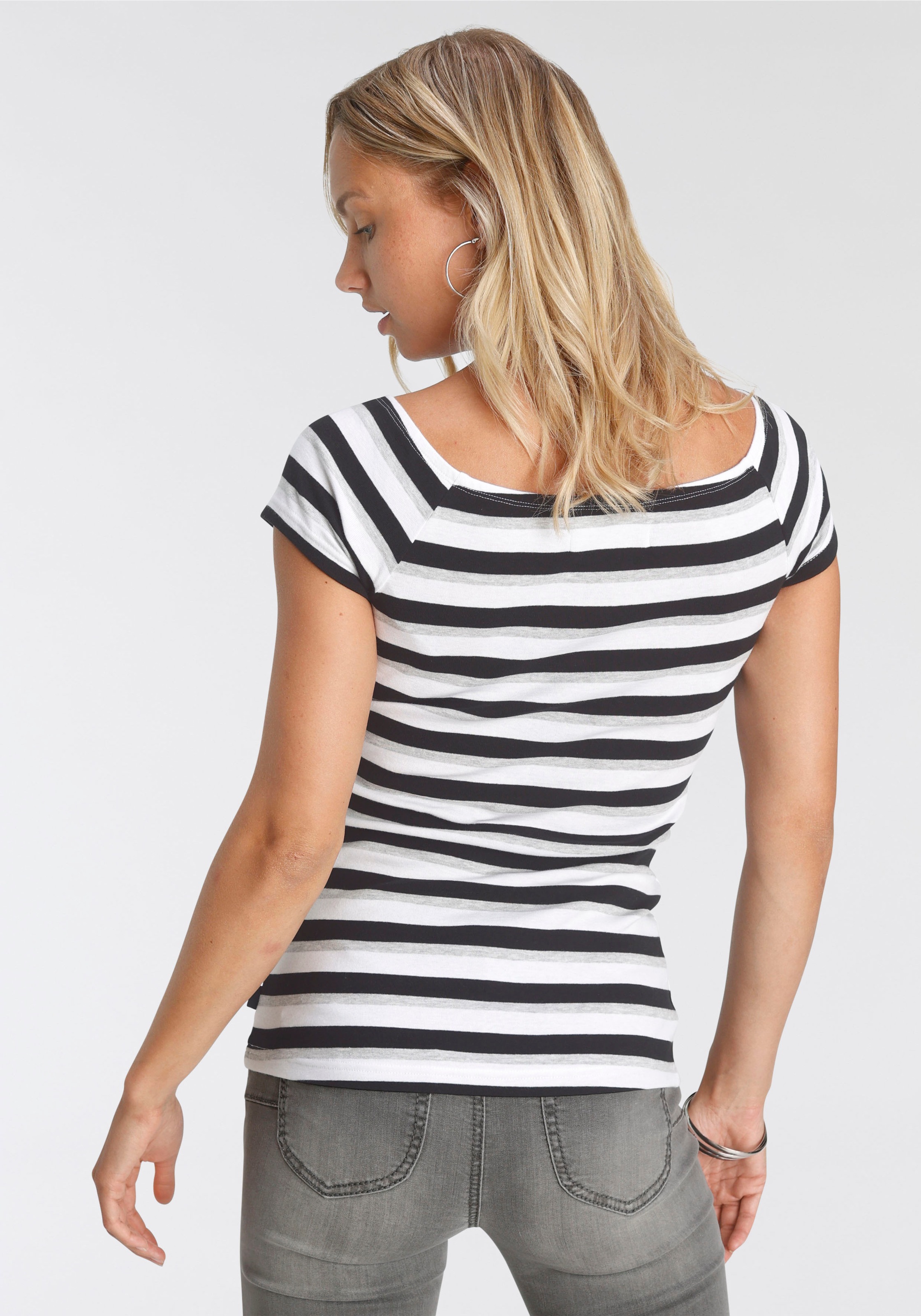Arizona Carmenshirt »Off-Shoulder«, variabel tragbar