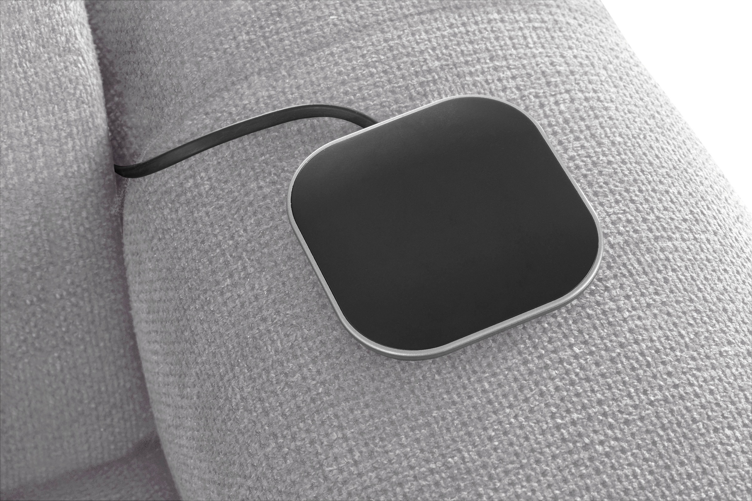 COTTA Ecksofa »Mia L-Form mit 3 Zierkissen«, wahlweise mit Bettfunktion, Bettkasten, Beleuchtung & Wireless-Charger
