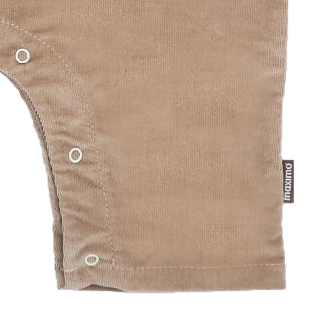 MAXIMO Latzhose, hoher Baumwollanteil, Stretch-Cord, Träger, zum Knöpfen, Wickelöffnung