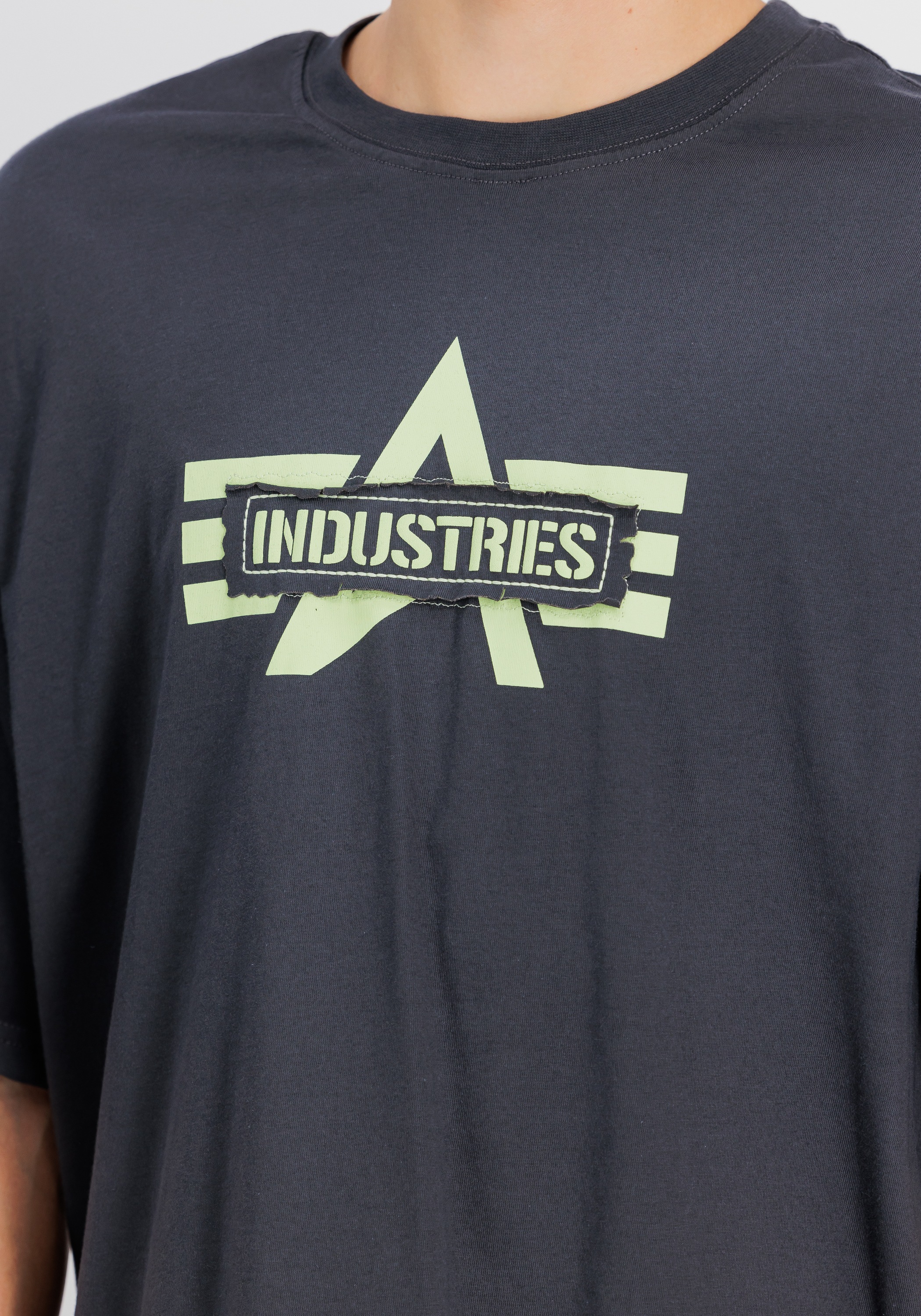Alpha Industries T-Shirt »Alpha Industries Men - T-Shirts Logo Edge T-Shirt«