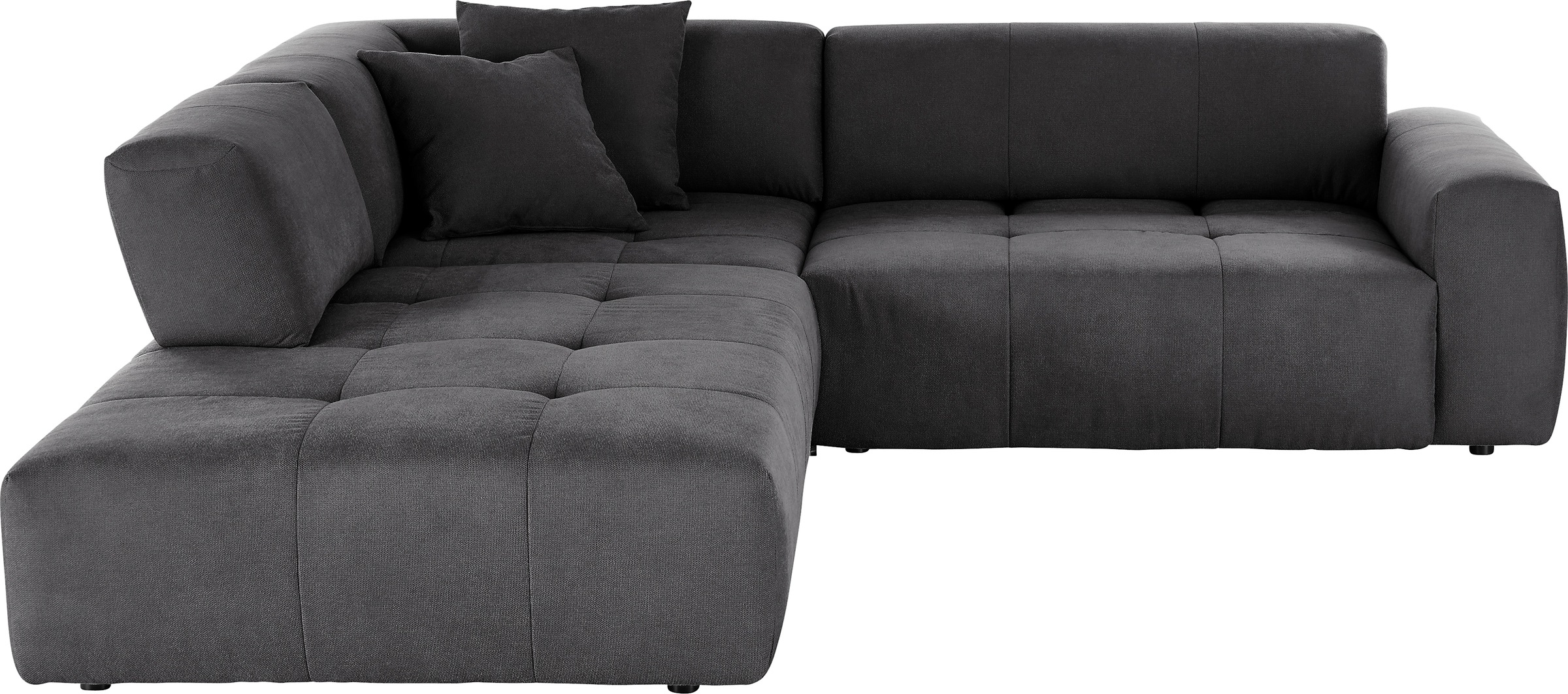 3C Candy Ecksofa »Yoshy Komfortsofa, bequem und modern, hochwertige Verarbeitungsdetails«, Zwei verschiedene Sitztiefen durch verstellbare Rückenlehne, L-Form