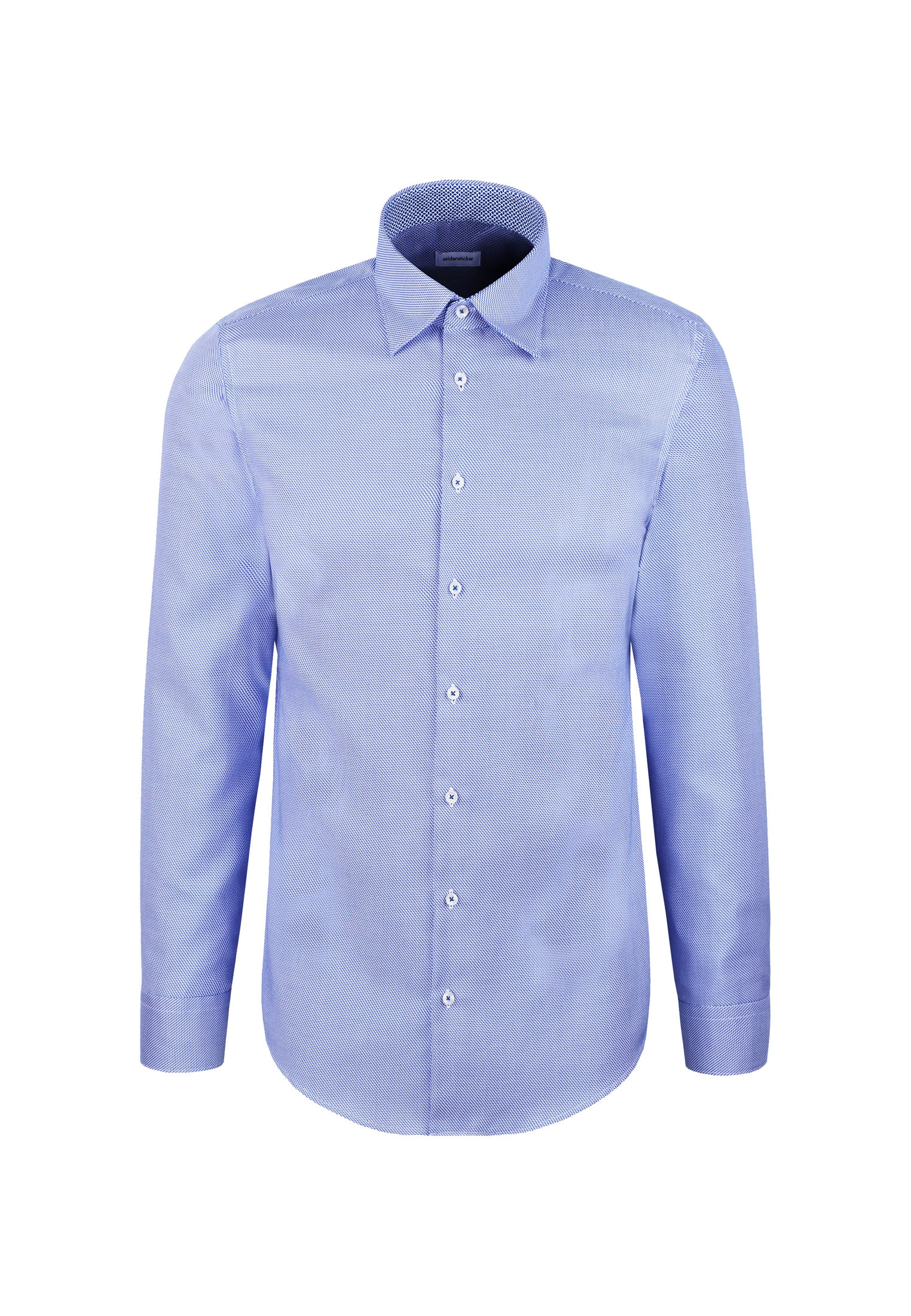 seidensticker Businesshemd »Schwarze Rose« Slim 1/1 Covered-Button-Down-Kragen Struktur