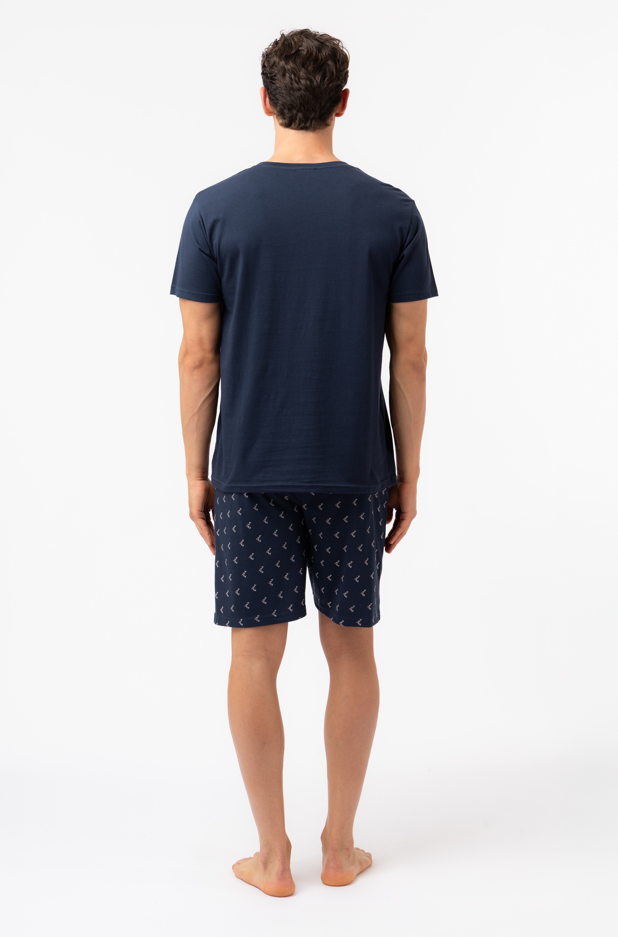 Fila Shorty 2 mit Rundhalsausschnitt, Kurzarm, Cotton