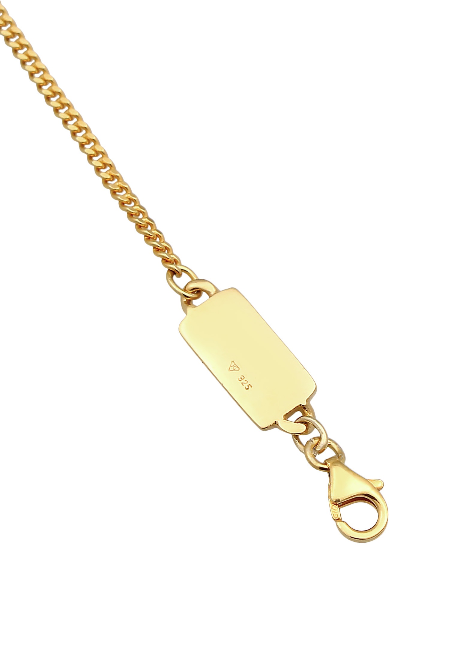 Kuzzoi Silberkette »Halskette Herren Panzerkette Basic Fein 925 Silber«