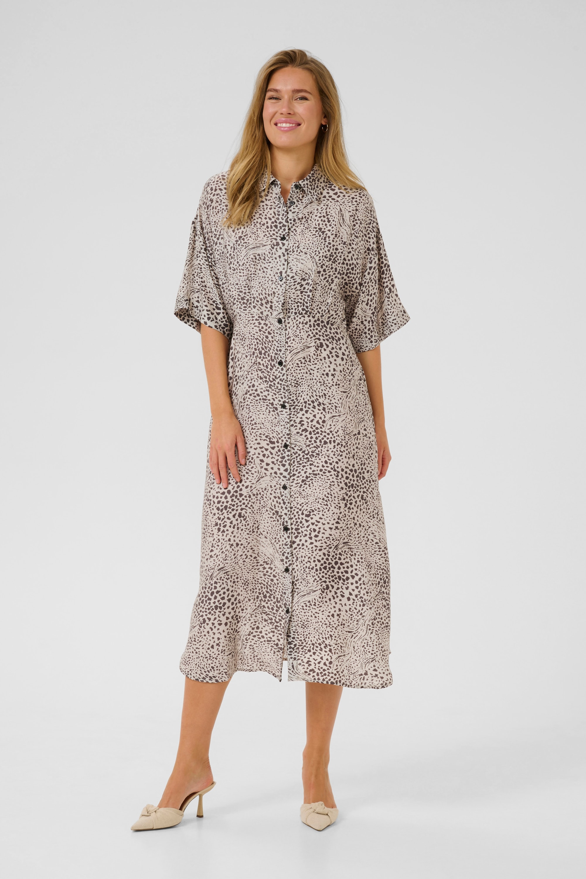 KAFFE Midikleid »Kleid KAdebra«
