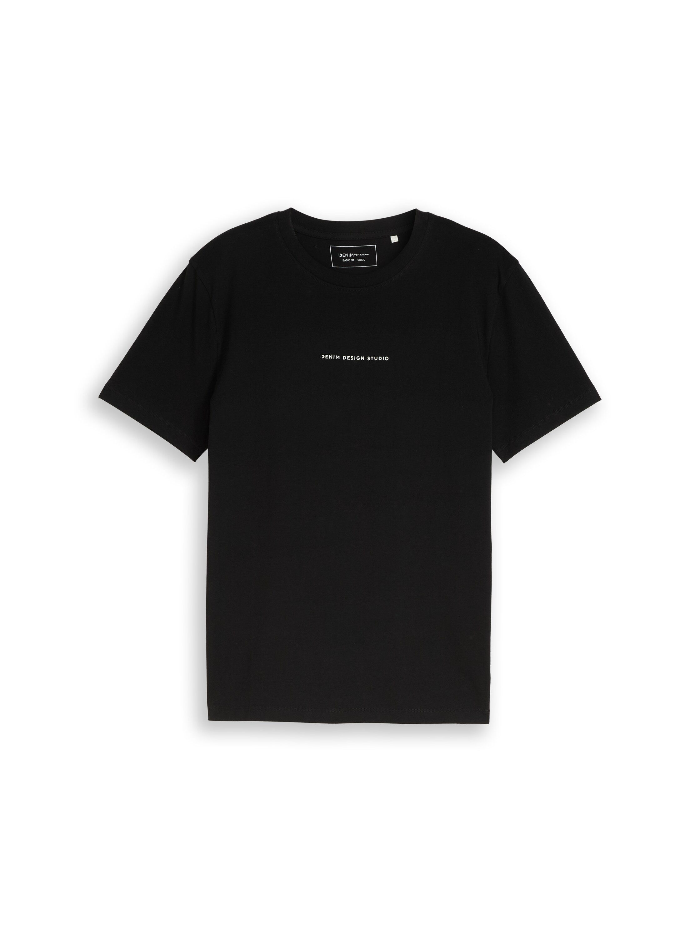 TOM TAILOR Denim Kurzarmshirt mit großem Rückenprint