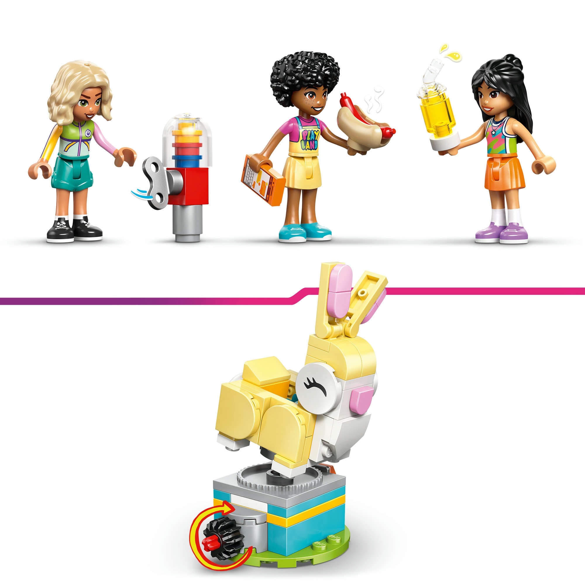 LEGO® Konstruktionsspielsteine »Cooler Indoor-Spielplatz (42686), LEGO Friends« Made in Europe
