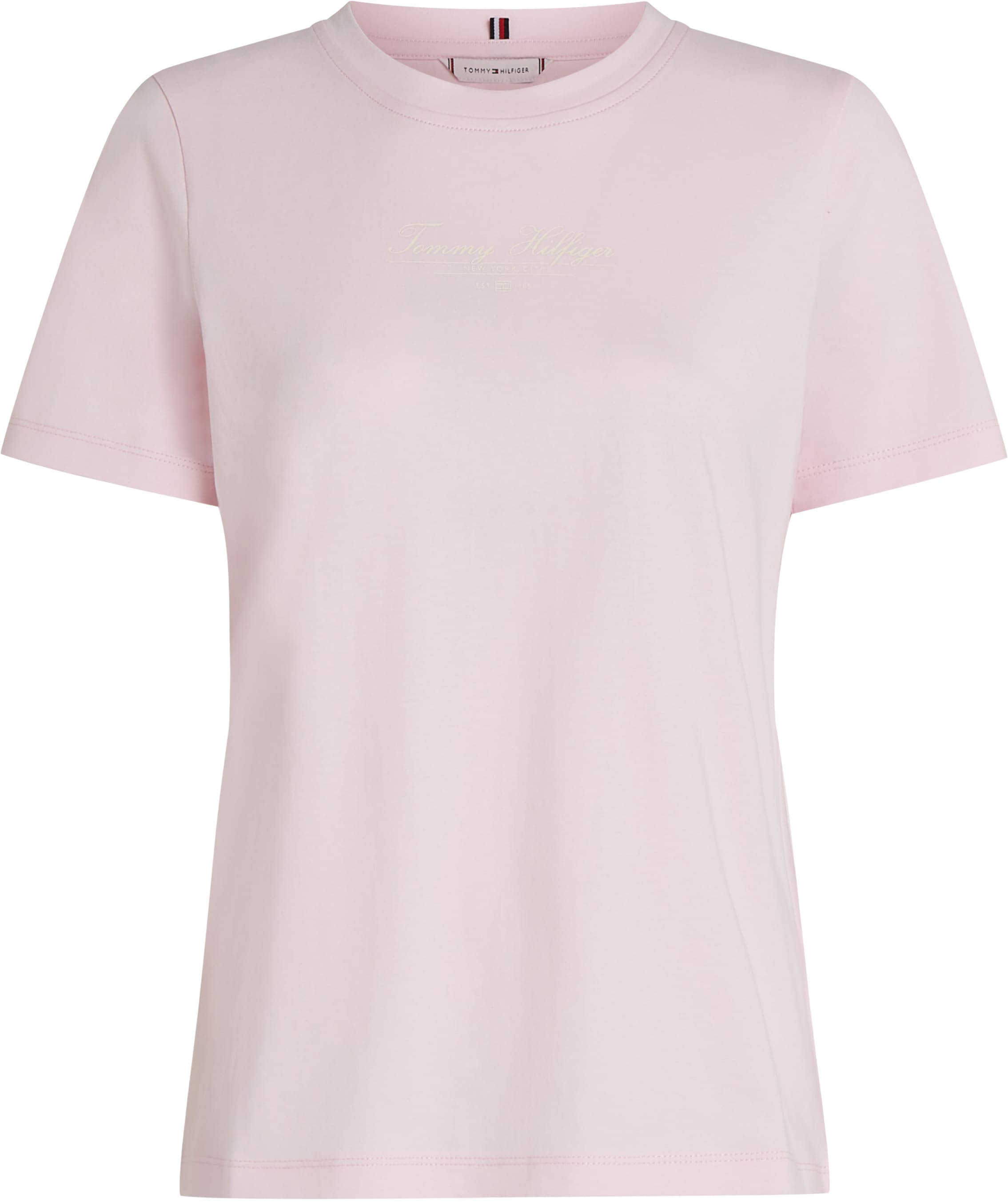 Tommy Hilfiger T-Shirt »REG SCRIPT C-NK TEE SS«, mit Logo-Schriftzug