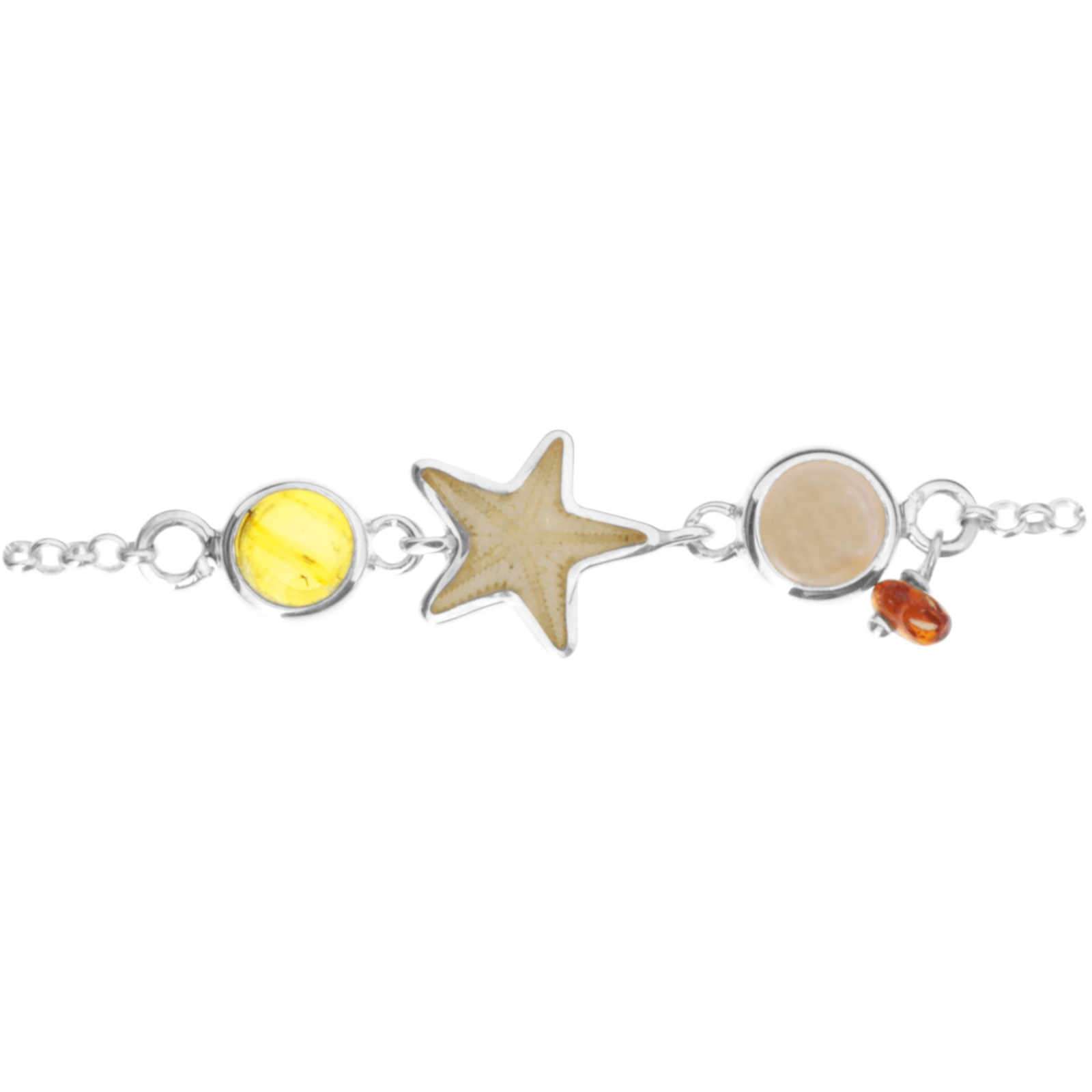 DUR Armband »- Strandrausch - 16,5-19 cm - Silber 925/000 -,«
